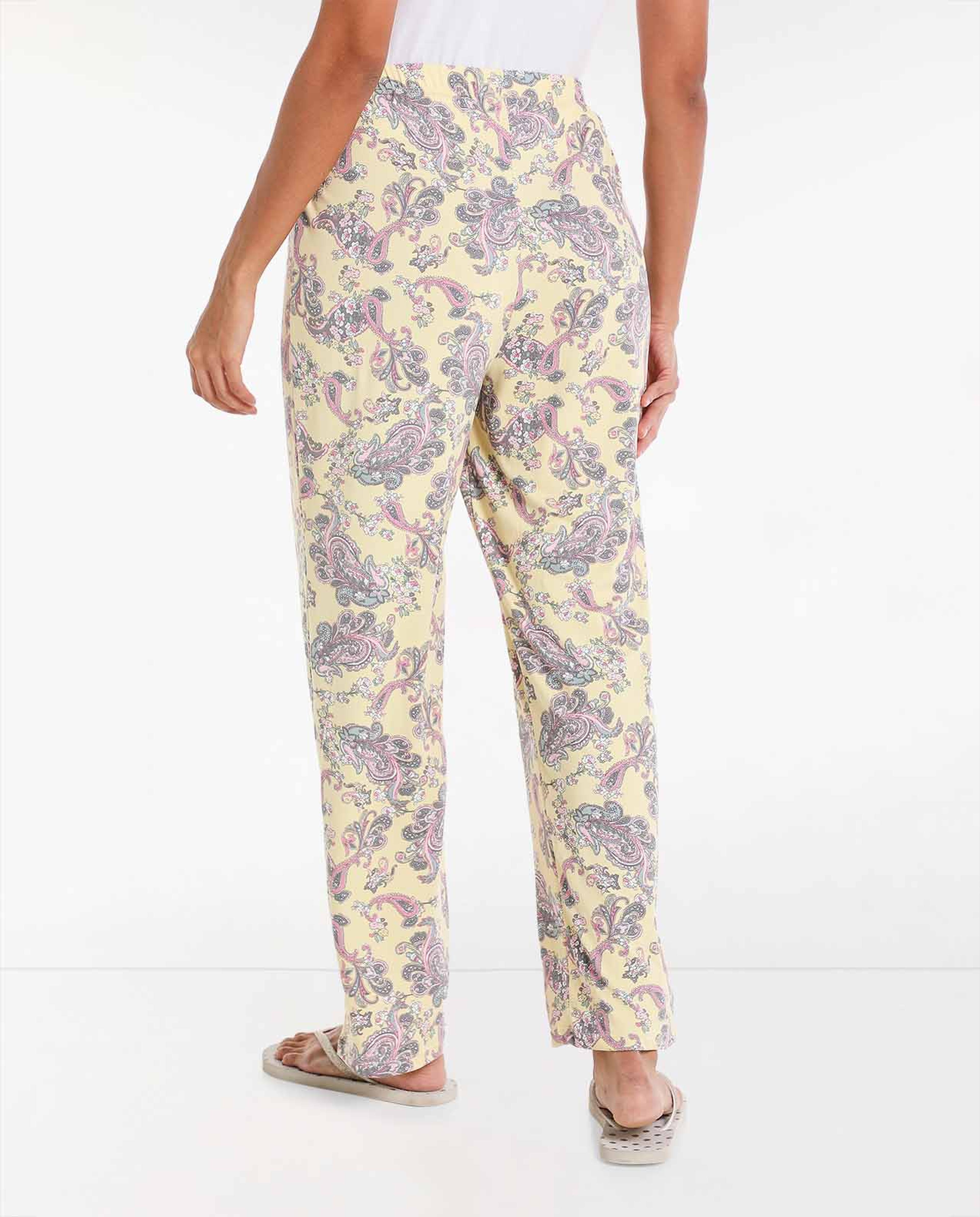 Printed Pyjama with Elasticated Drawstring Waist