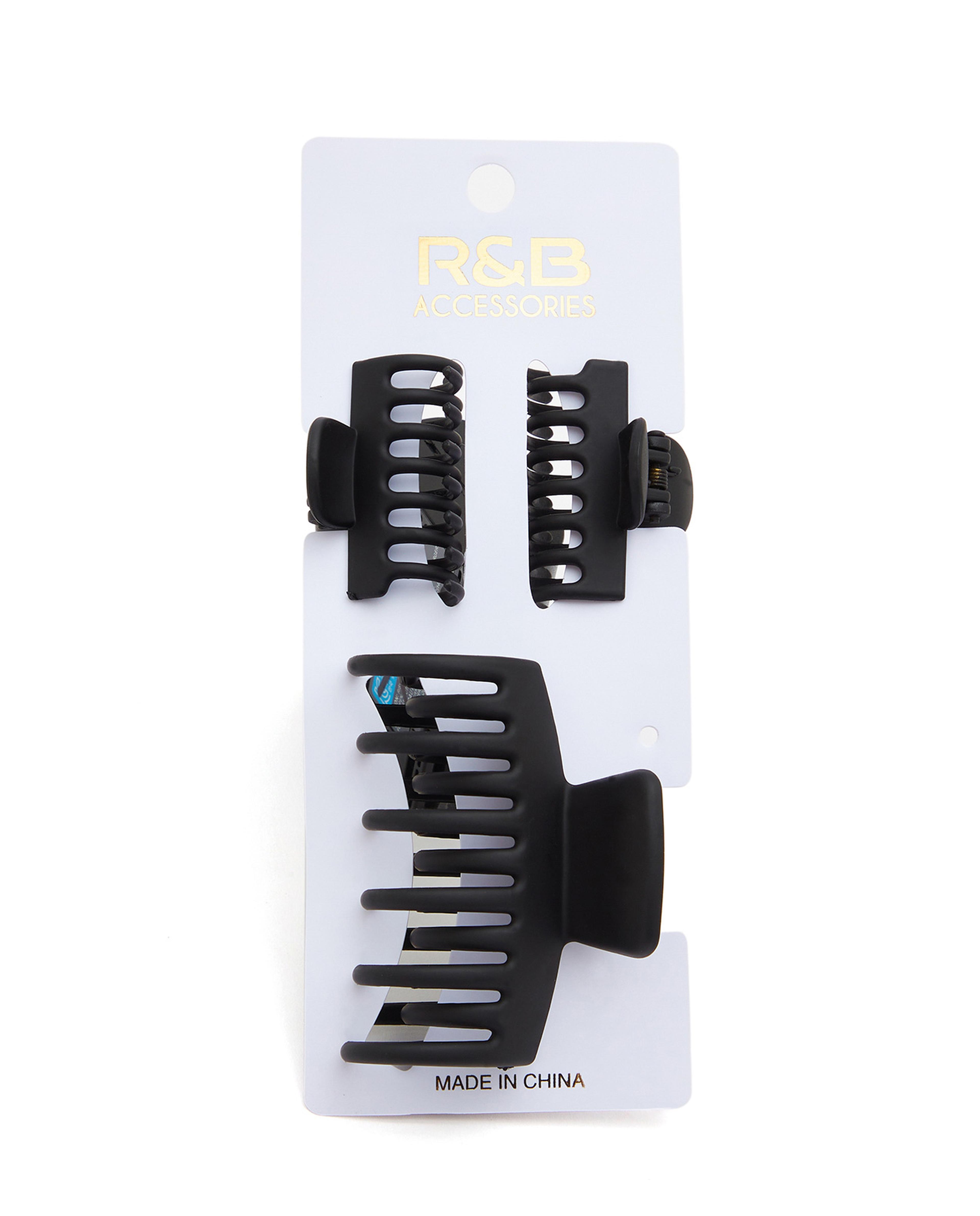 Pack of 3 Claw Clips
