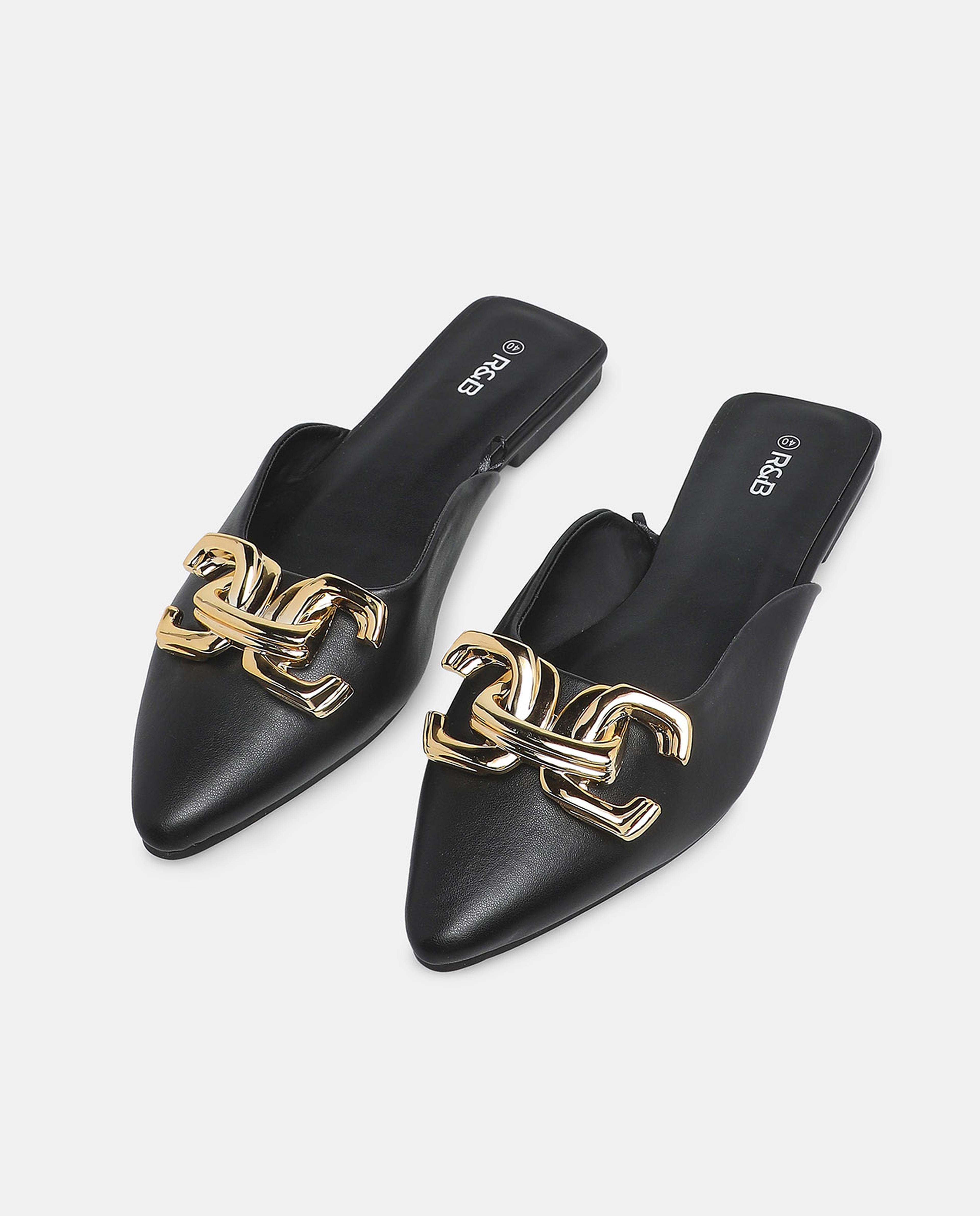 Pointed Toe Casual Mules