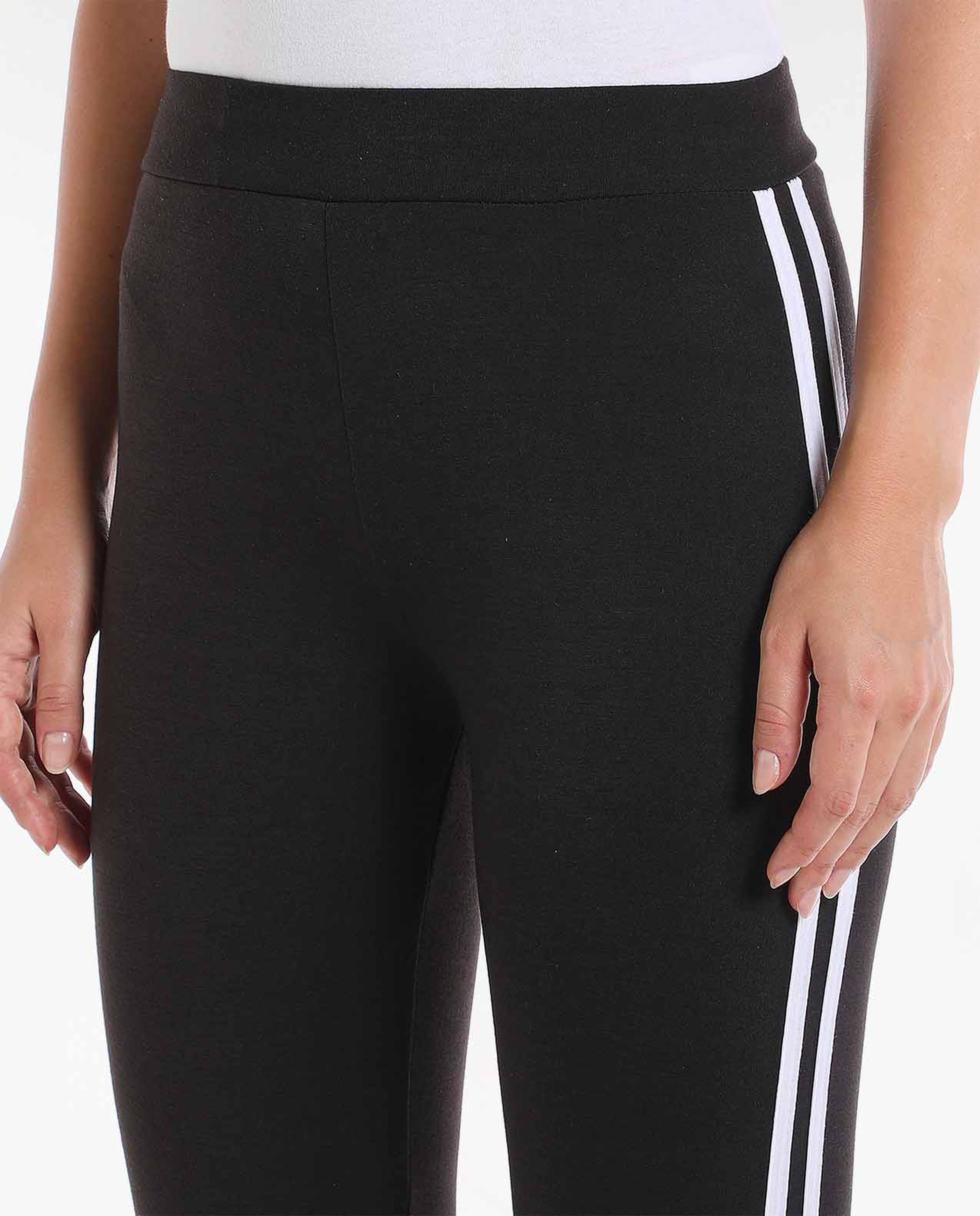 Sideline Stripe Leggings with Elasticated Waist