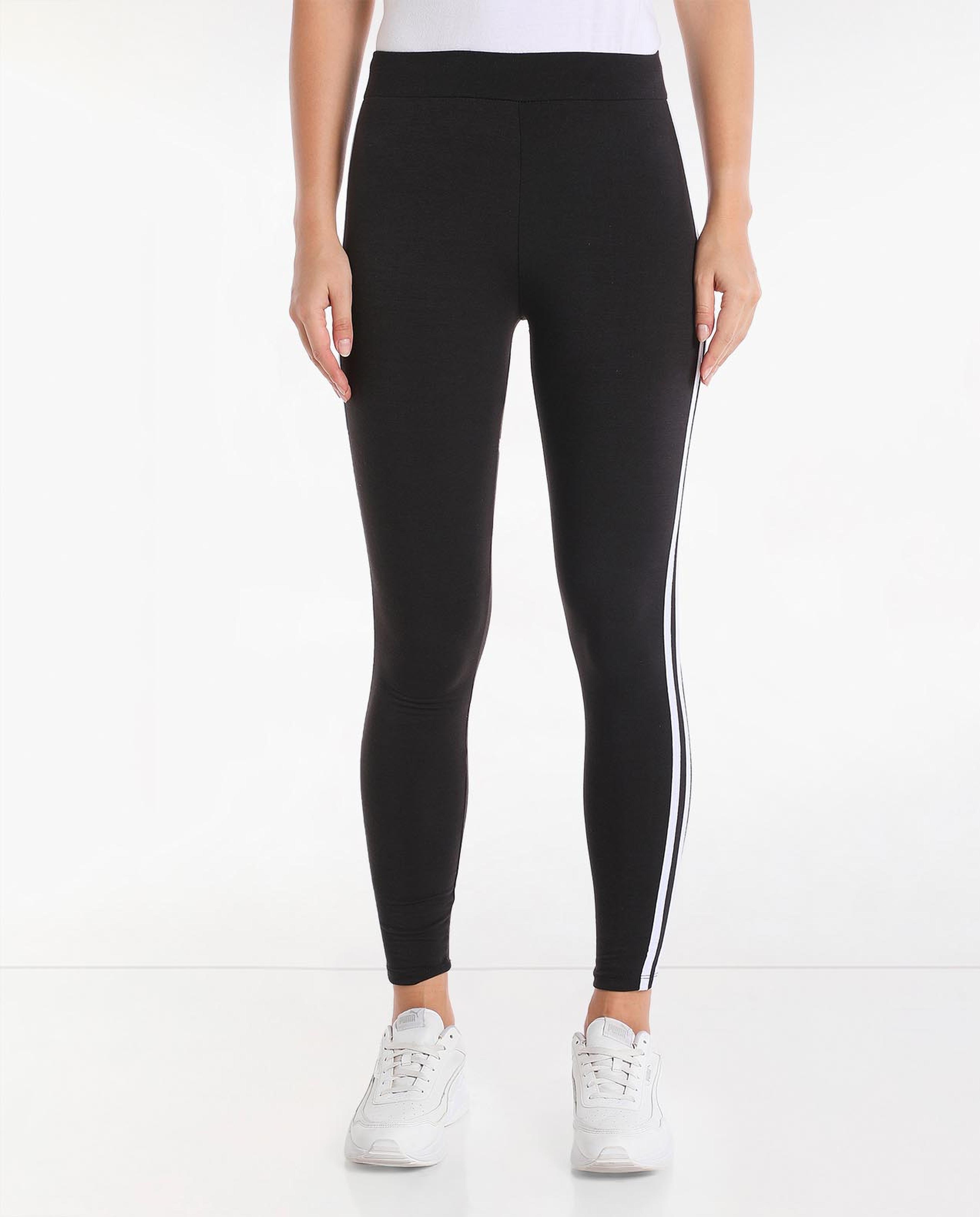 Sideline Stripe Leggings with Elasticated Waist