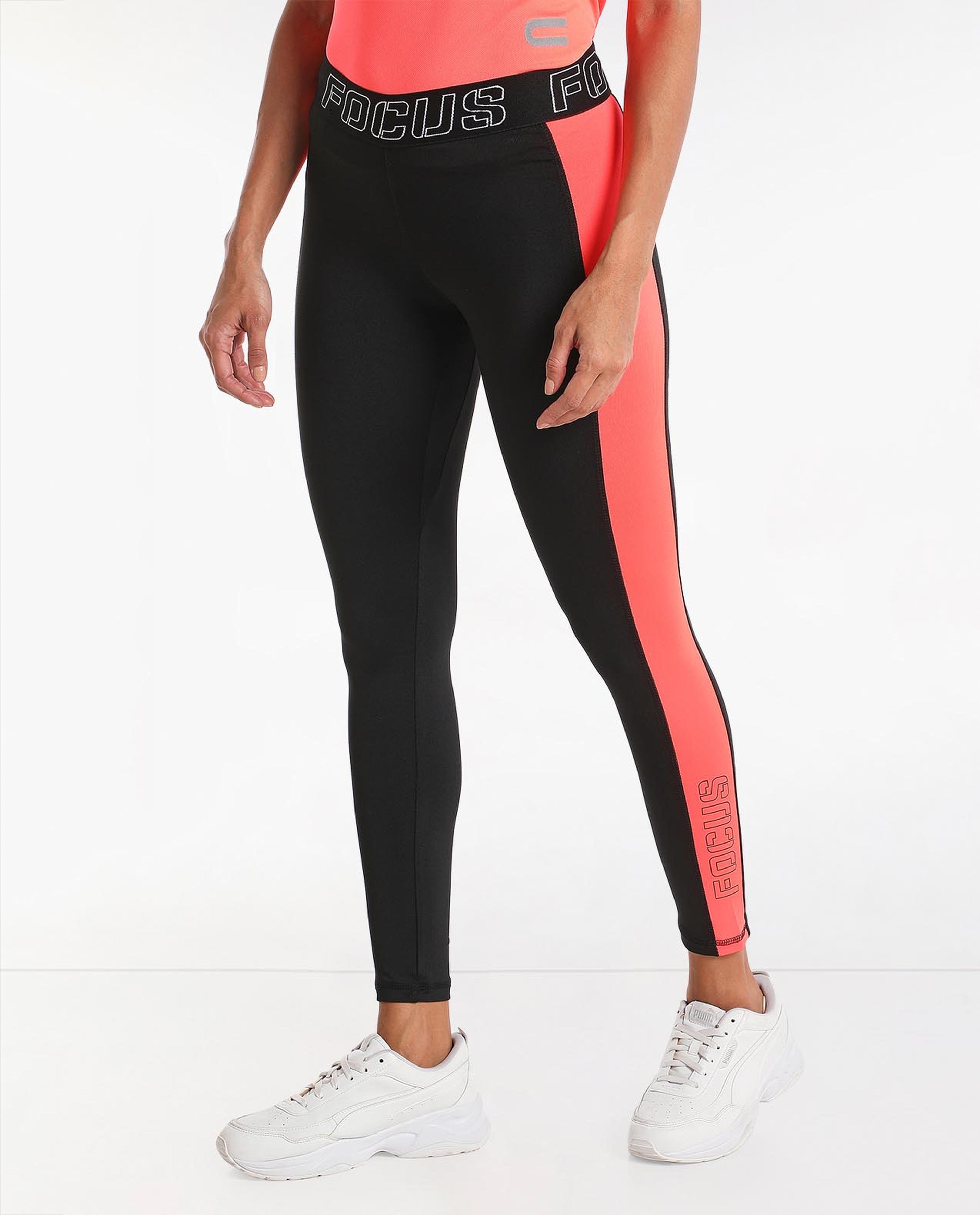 Solid High Rise Active Leggings