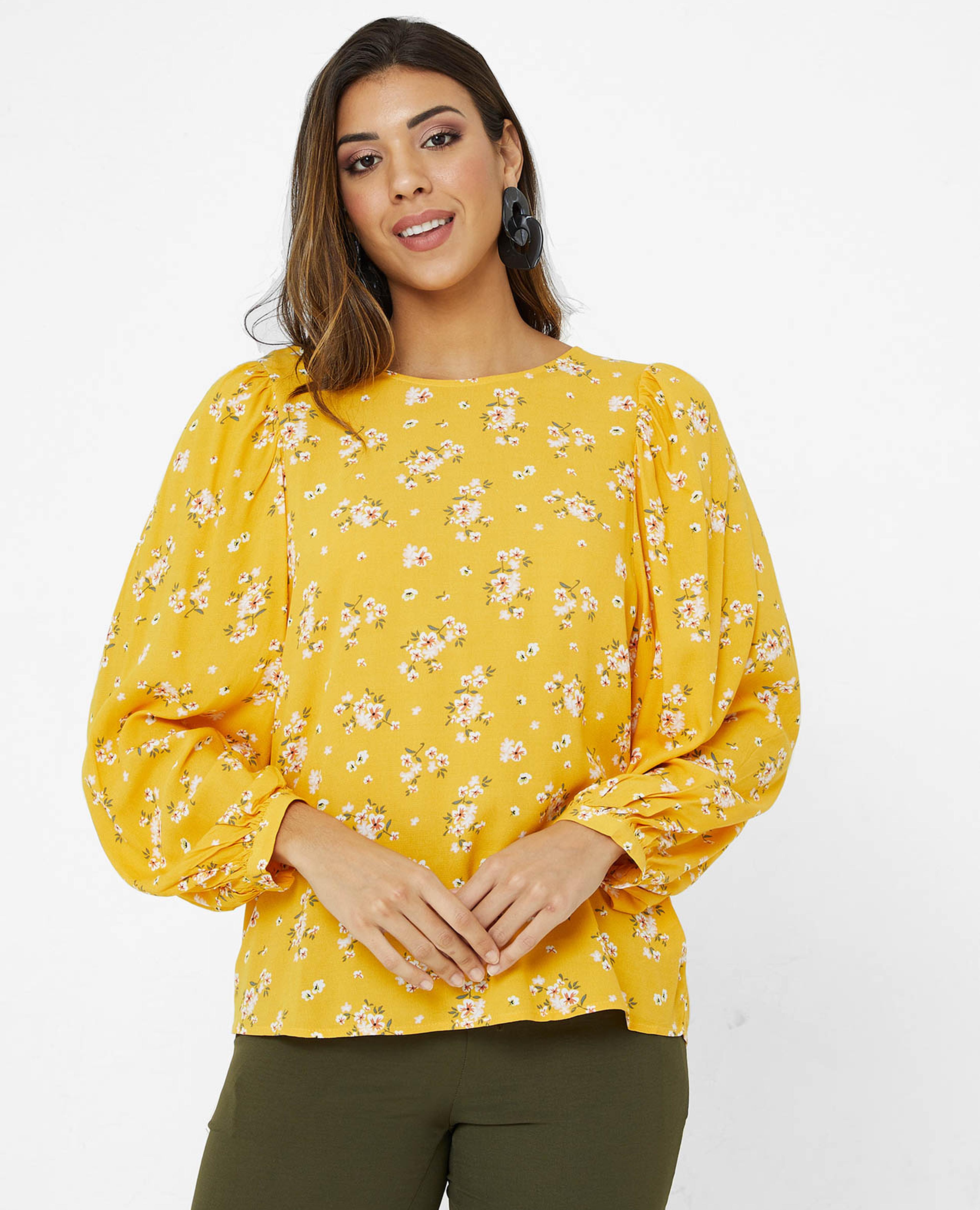 Yellow tops hot sale online shopping