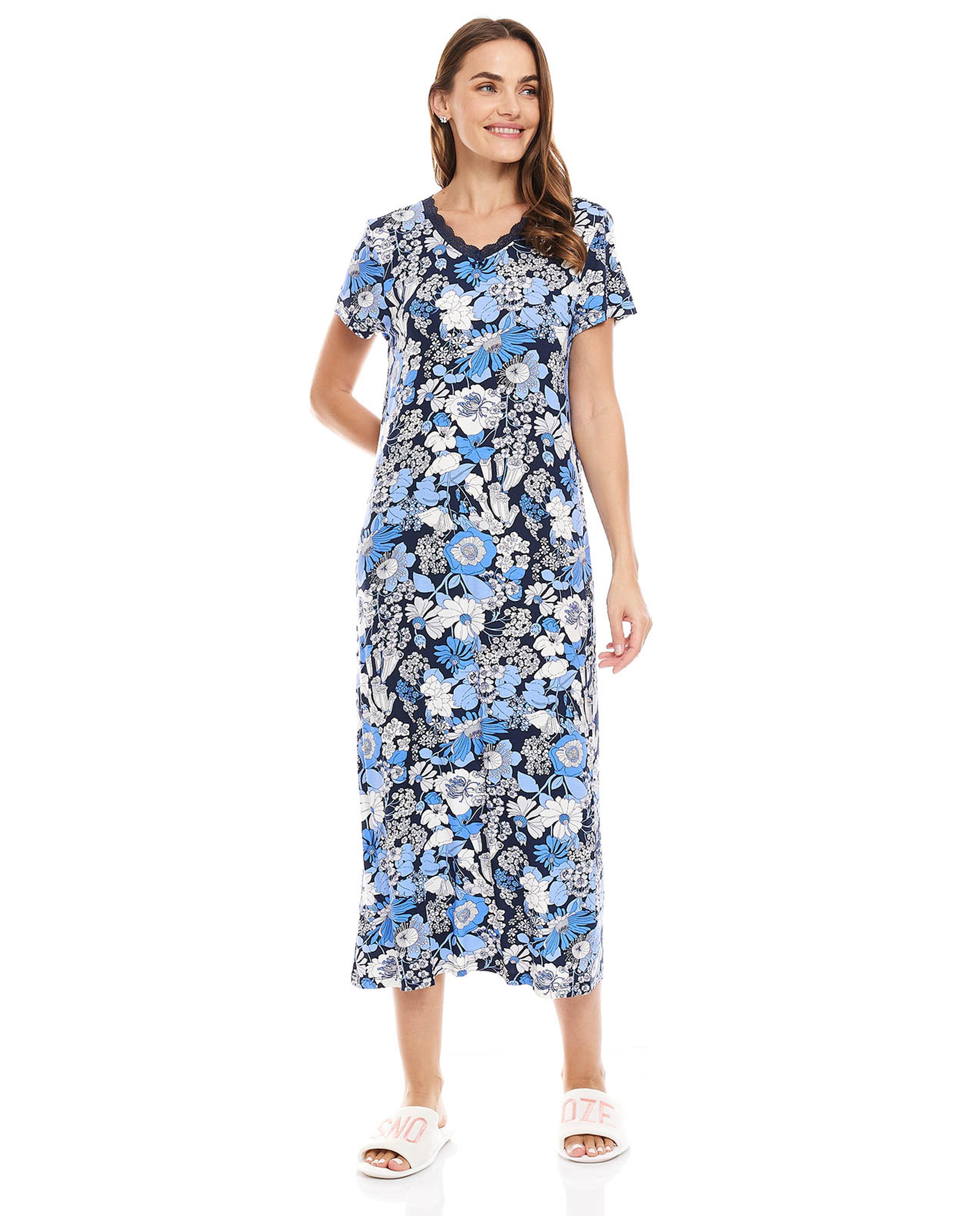 Printed Night Gown