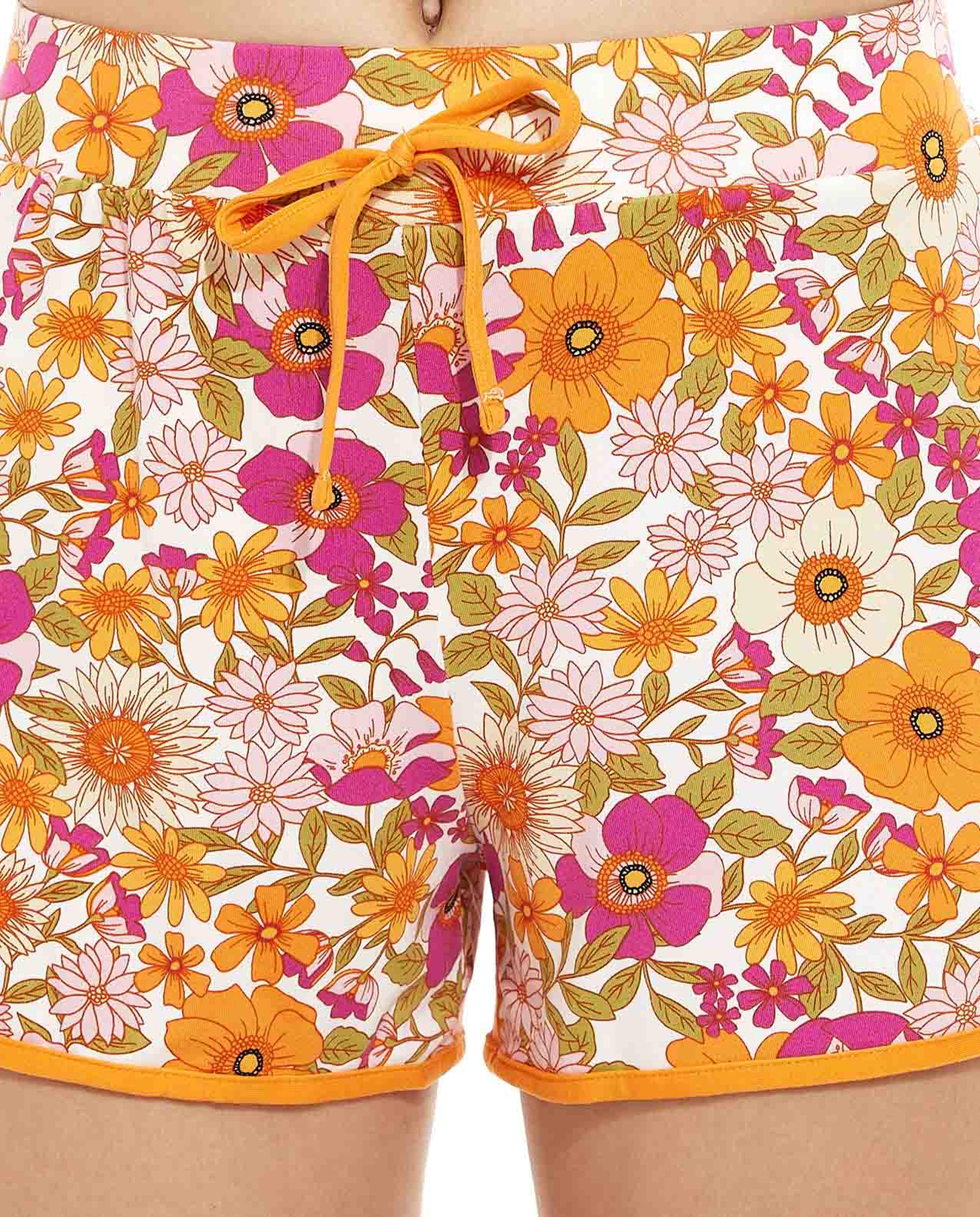 Floral Printed Shorts with Elastic Waist