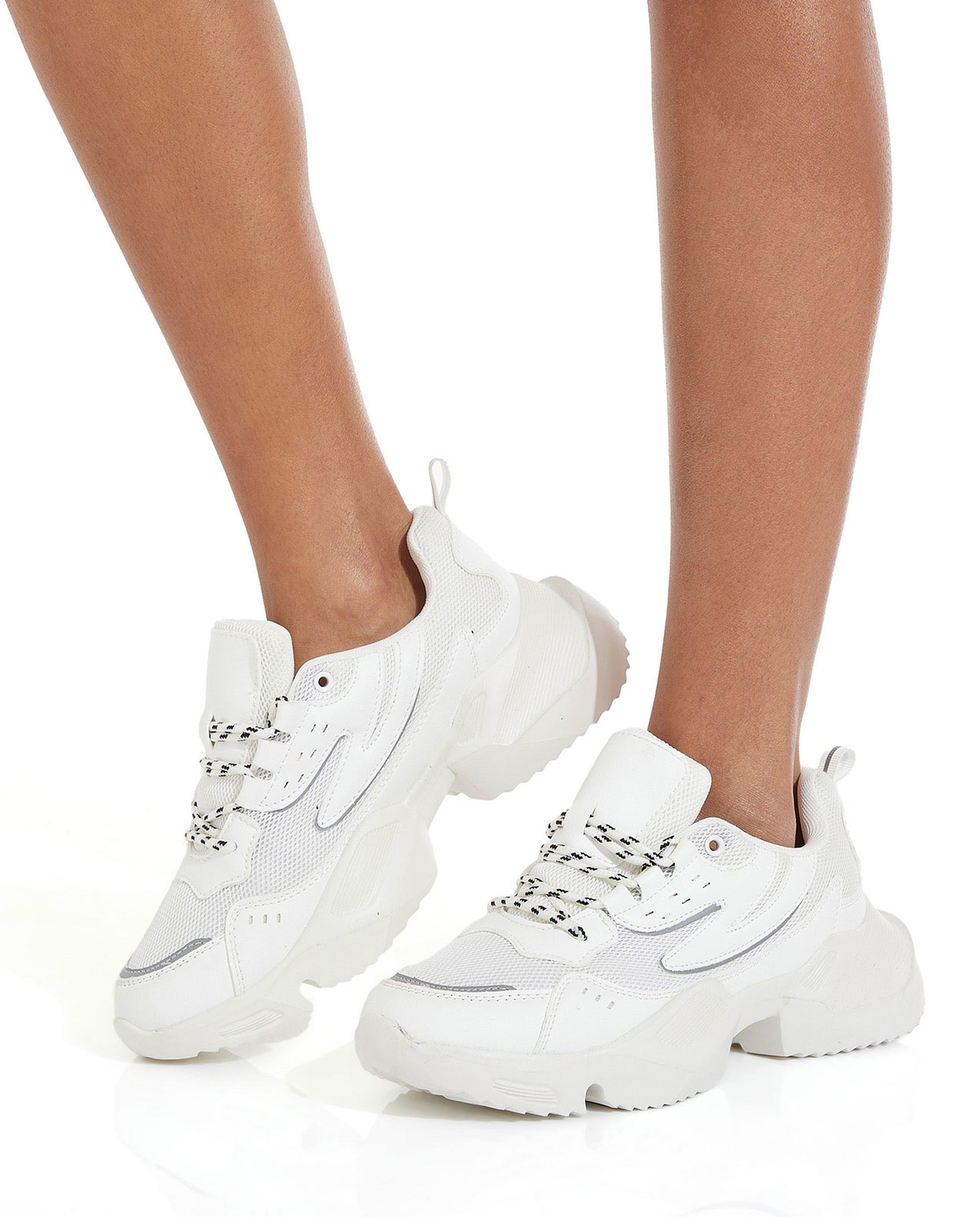 Lace-Up Chunky Sneakers