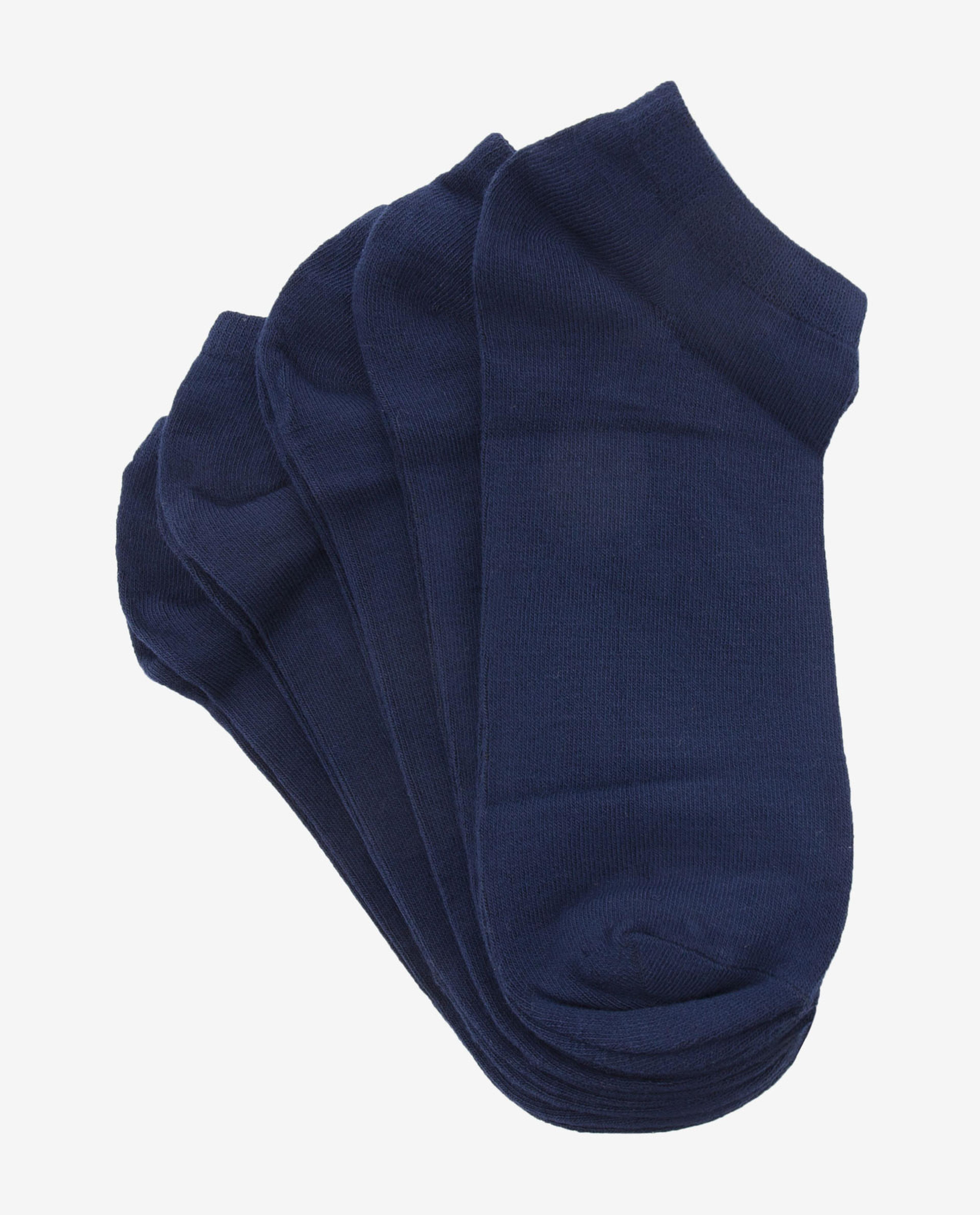Blue Ankle Socks-Pack Of 5