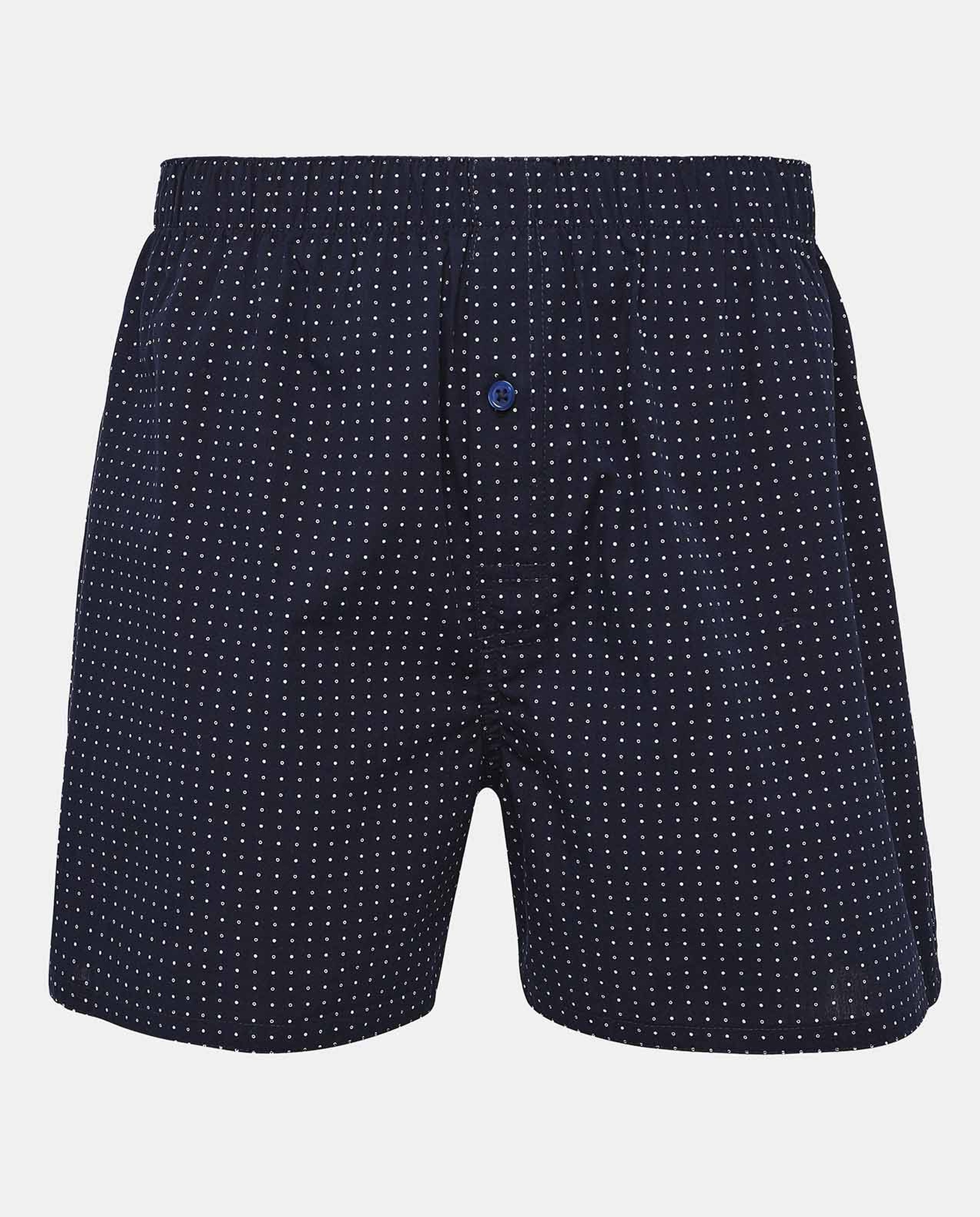 Navy Blue Boxers-Pack Of 2