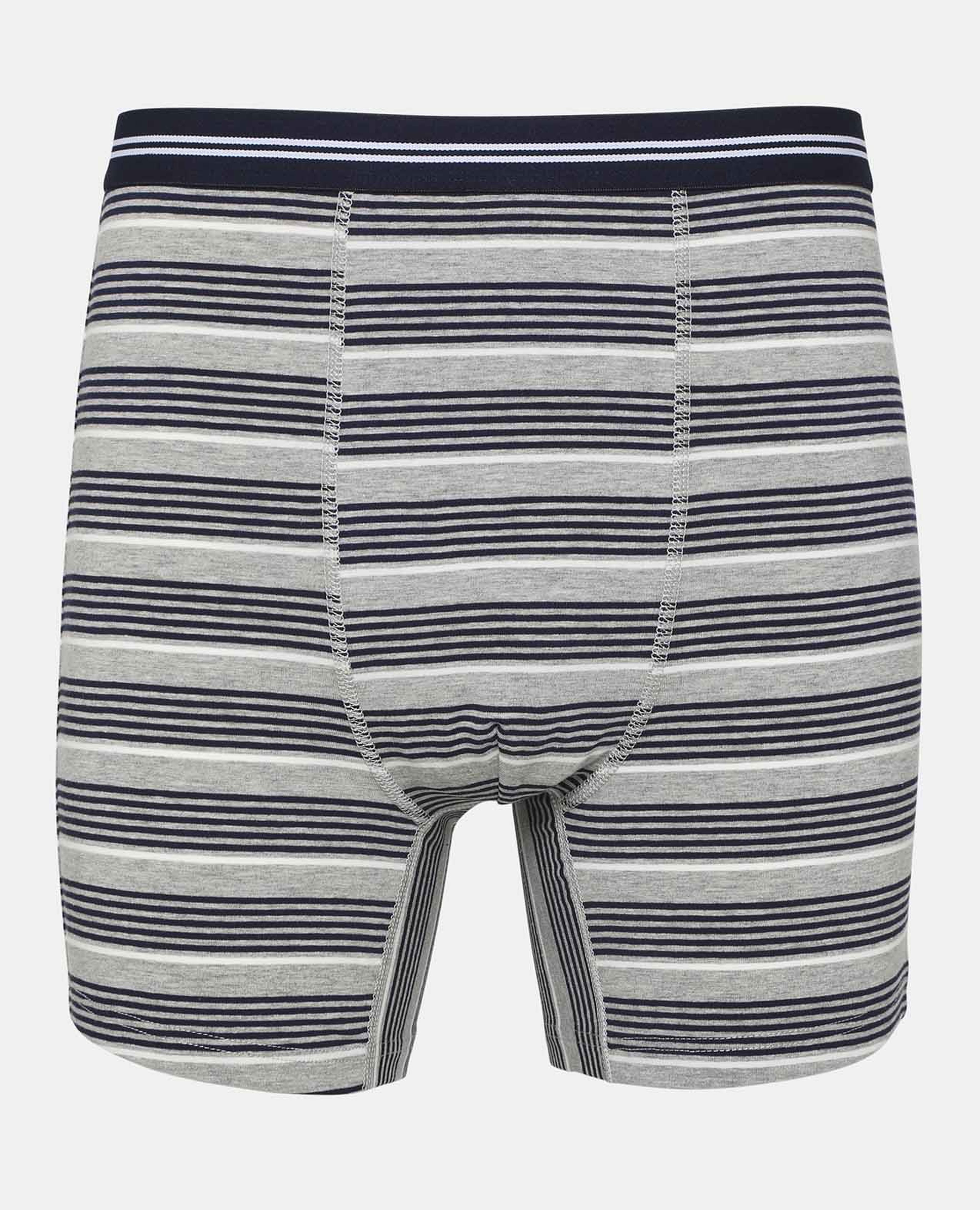 Grey Striped Comfortable Boxers