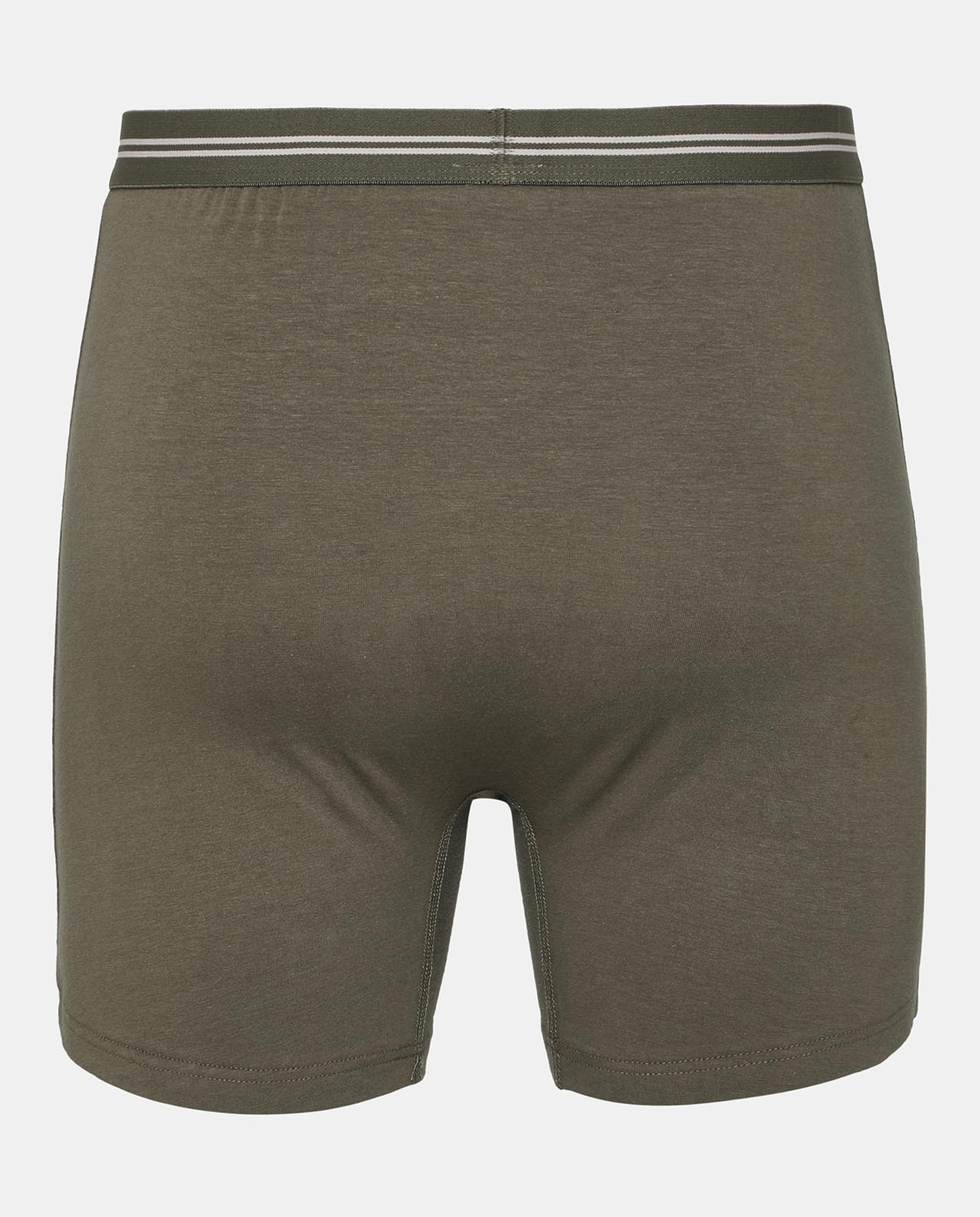 Green Solid Design Comfortable Boxers