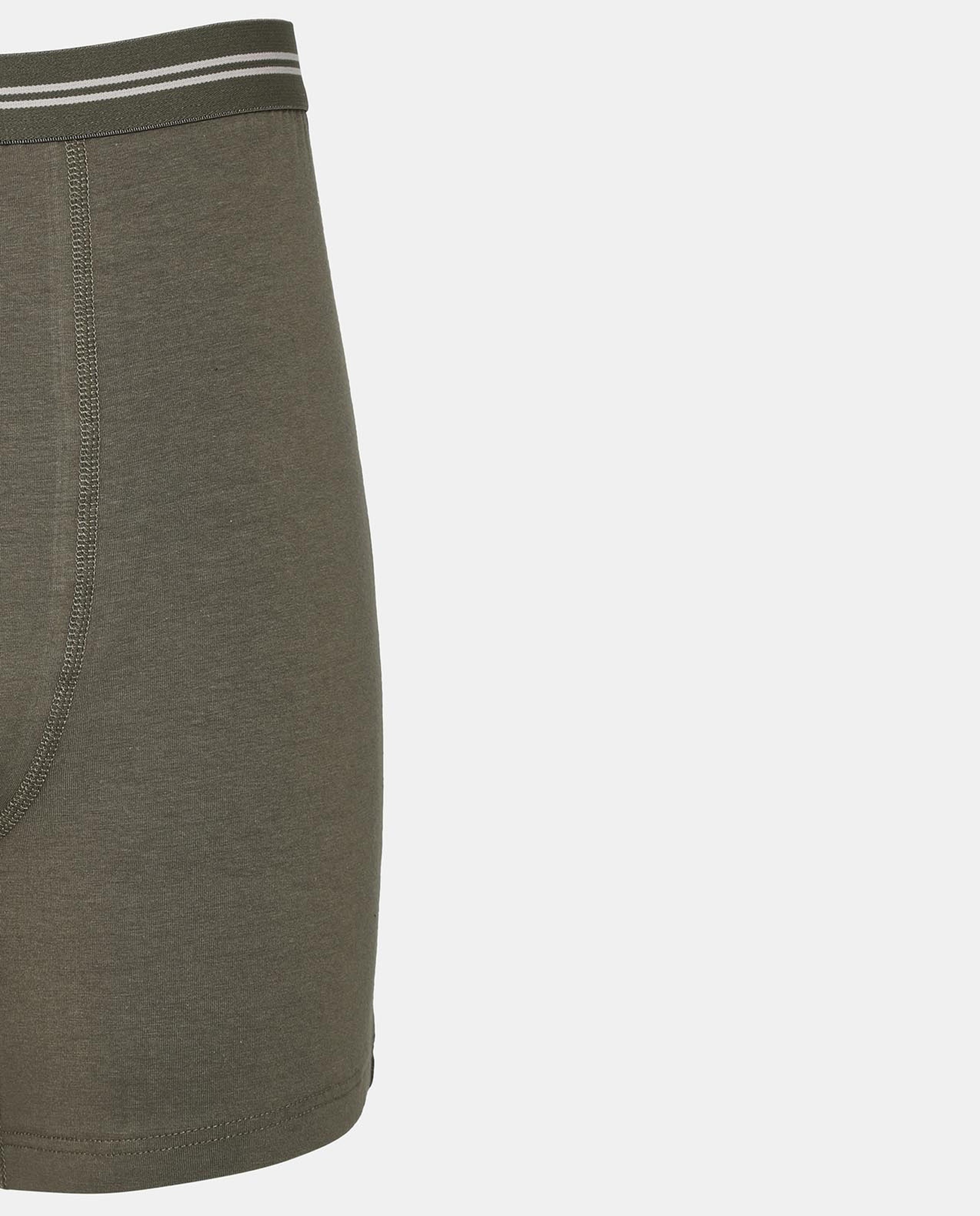 Green Solid Design Comfortable Boxers