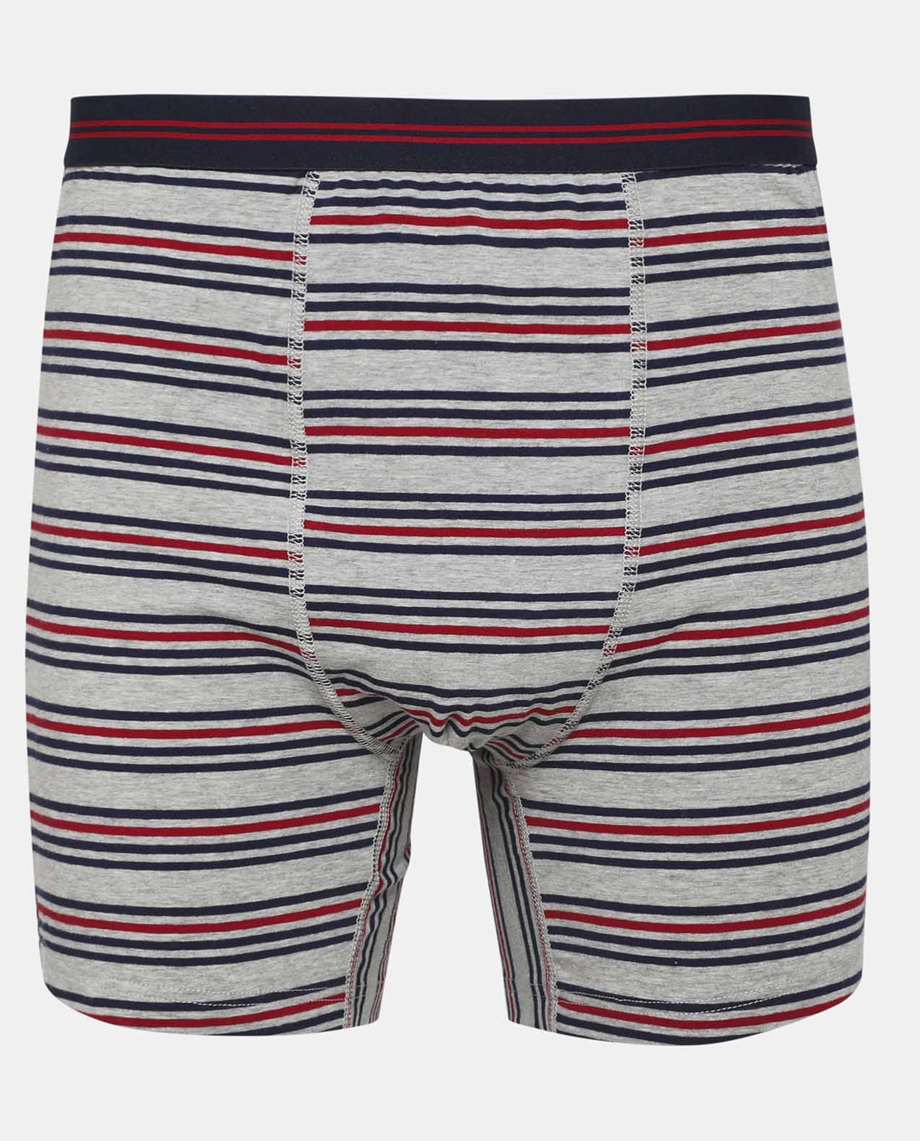 Grey Striped Comfortable Boxers
