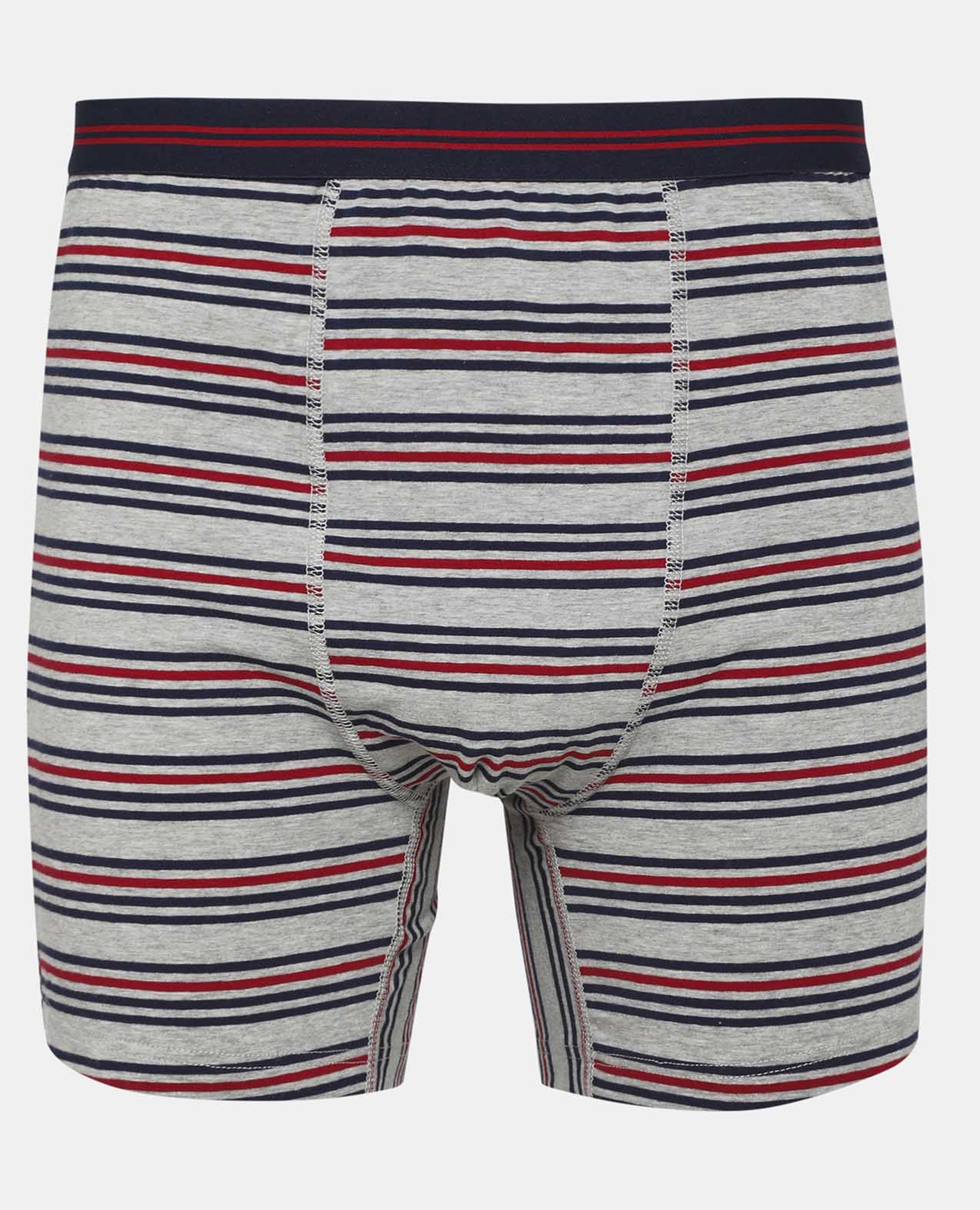 Grey Striped Comfortable Boxers