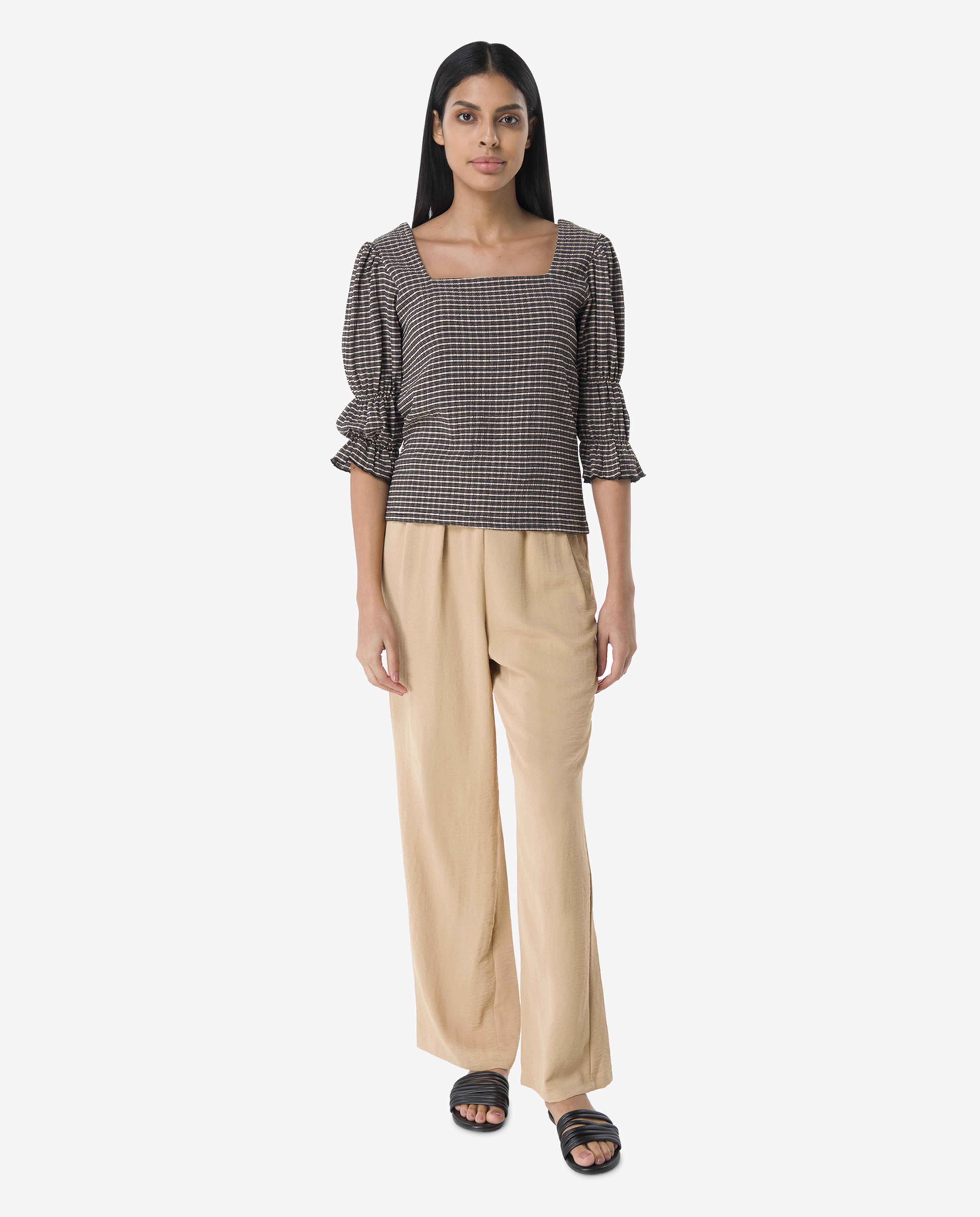 Brown Core Woven Pant