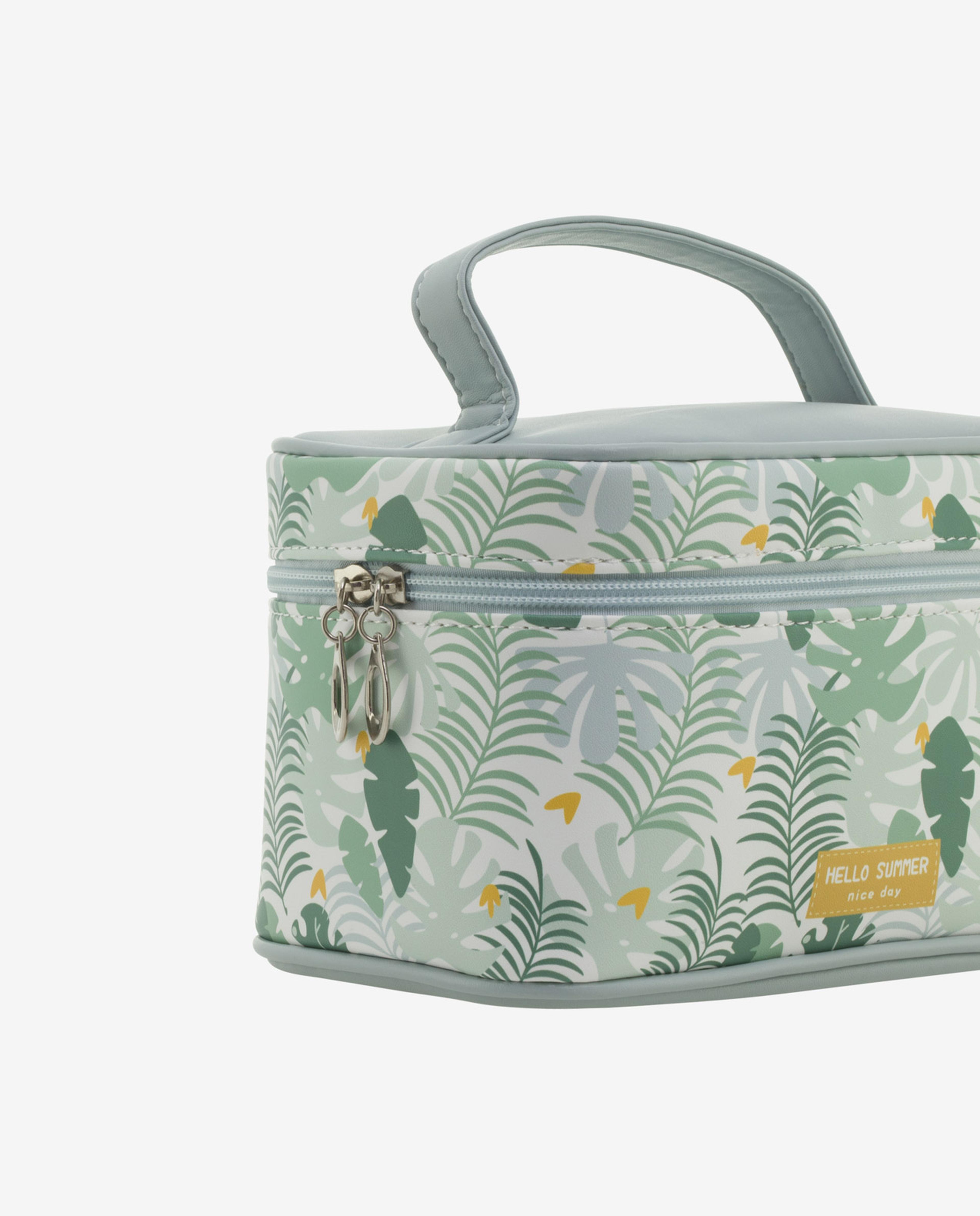 Green Single Handles Detachable Strap Hand Bag