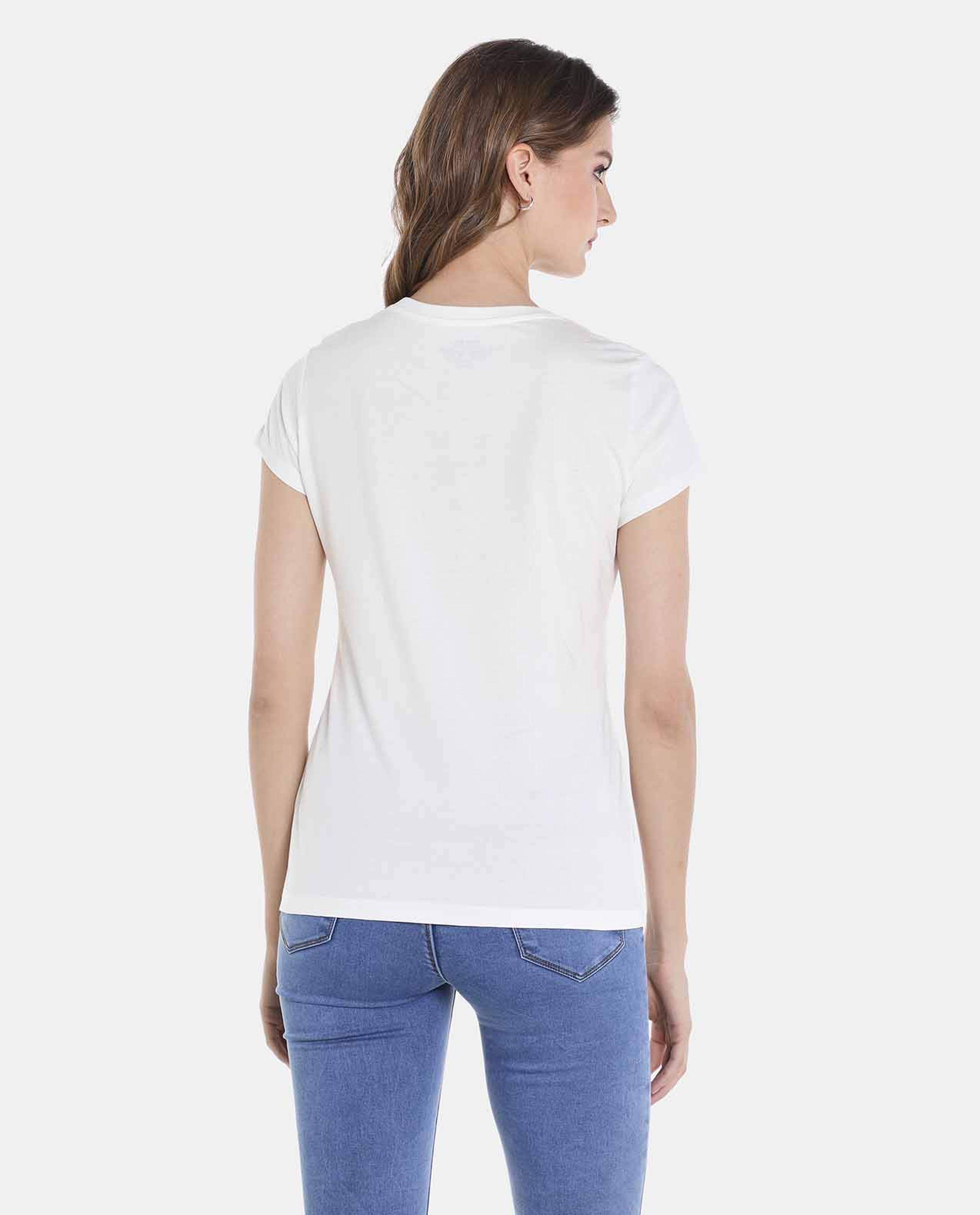 Ivory Short Sleeve Graphic Tee