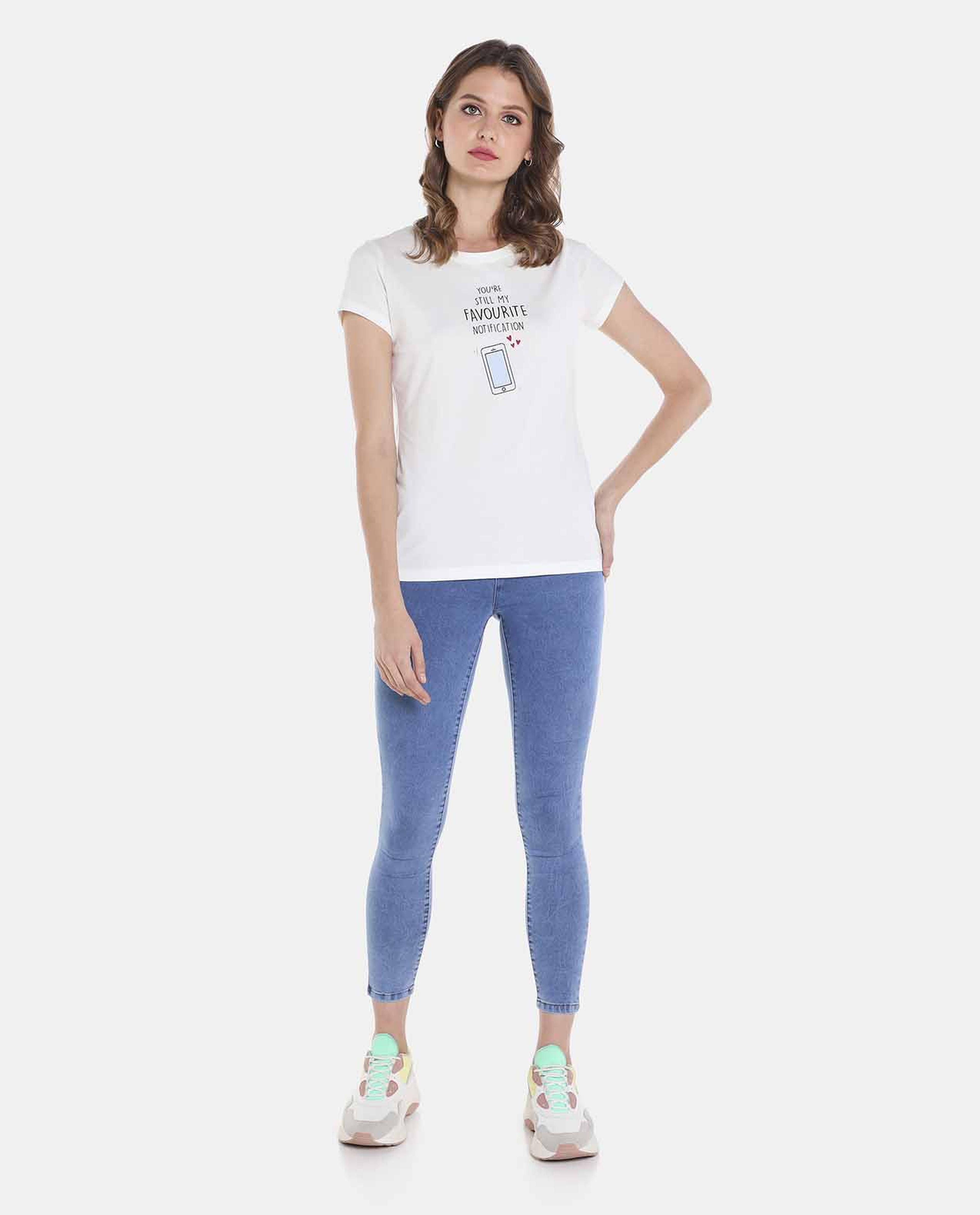 Ivory Short Sleeve Graphic Tee