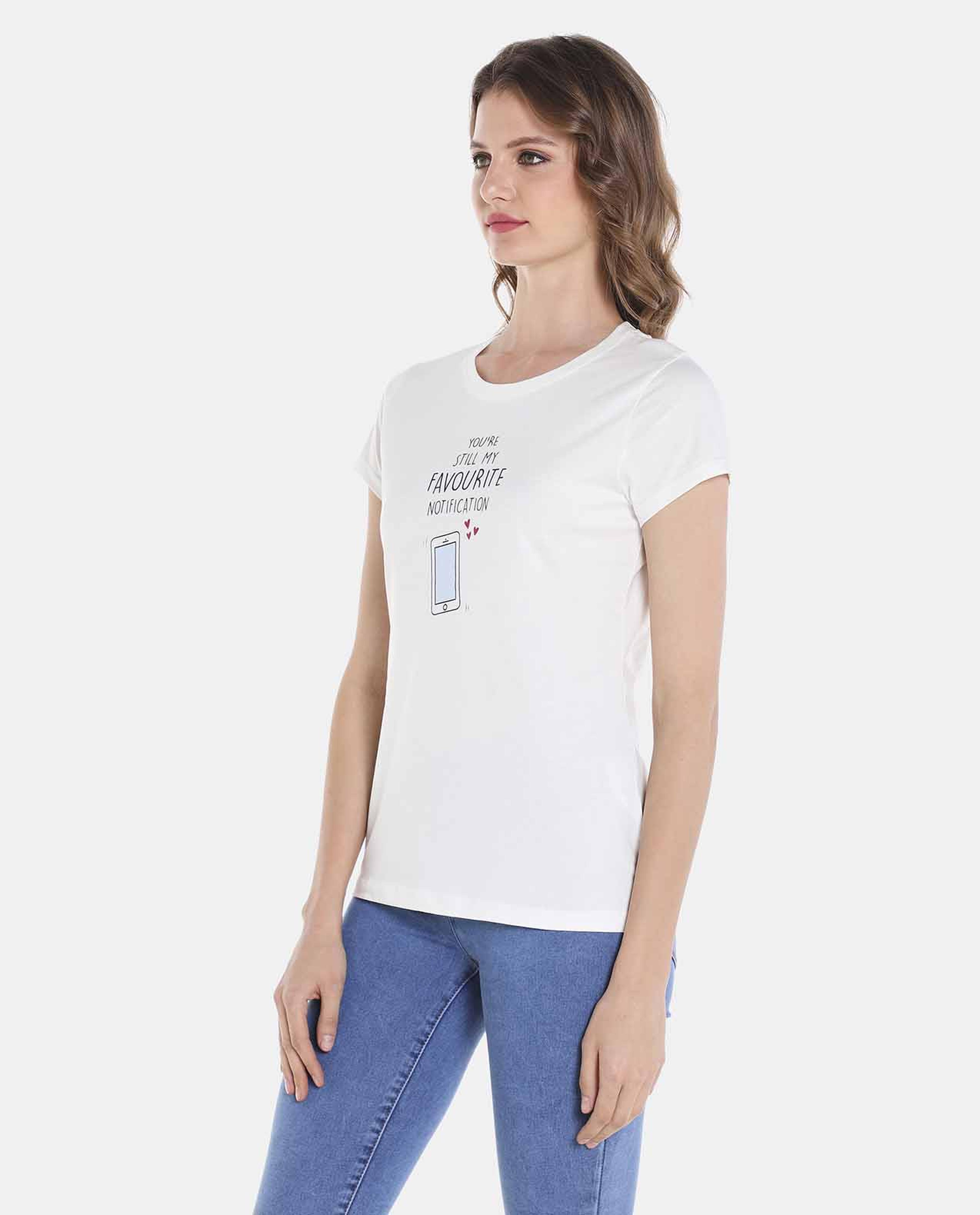 Ivory Short Sleeve Graphic Tee