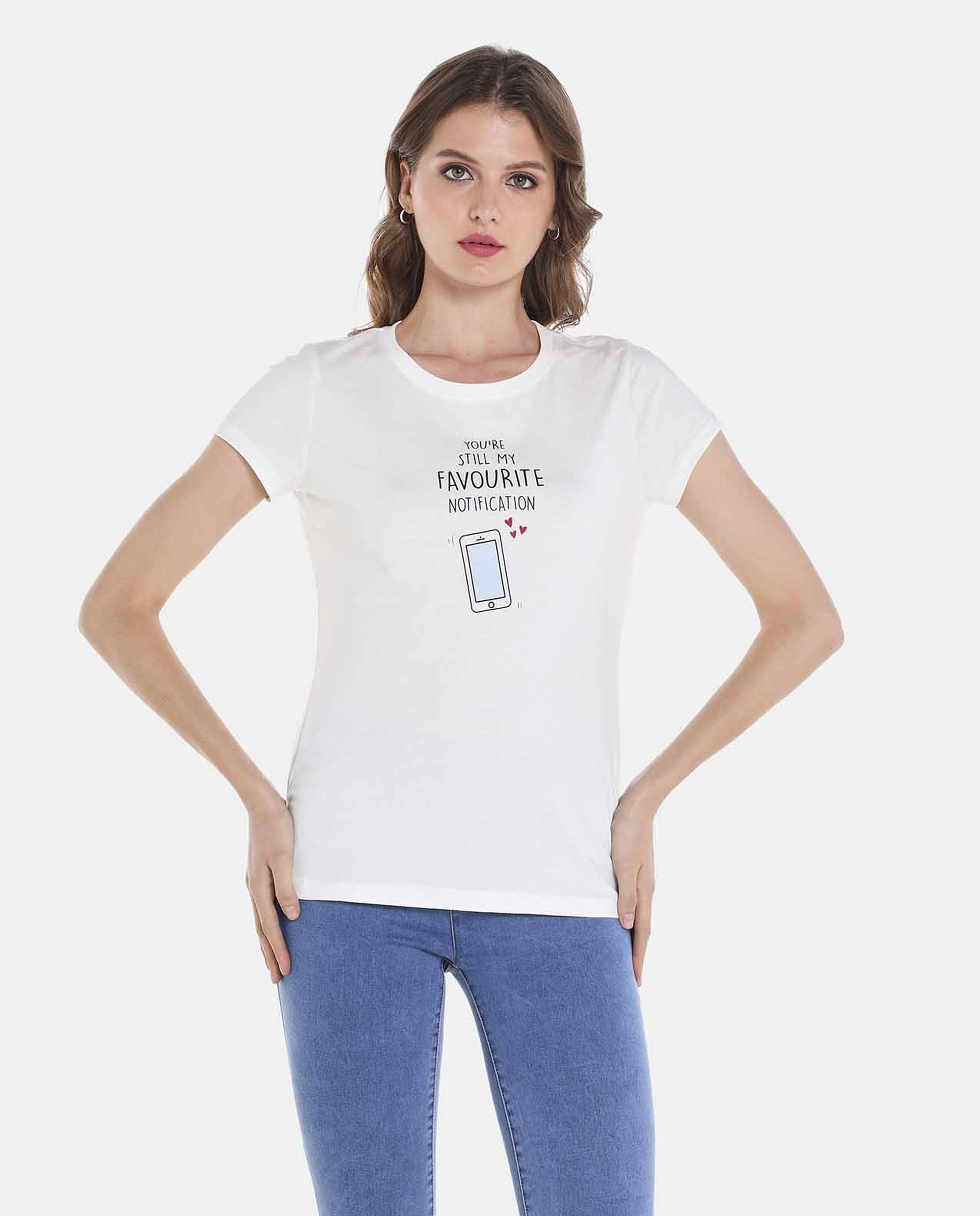 Ivory Short Sleeve Graphic Tee