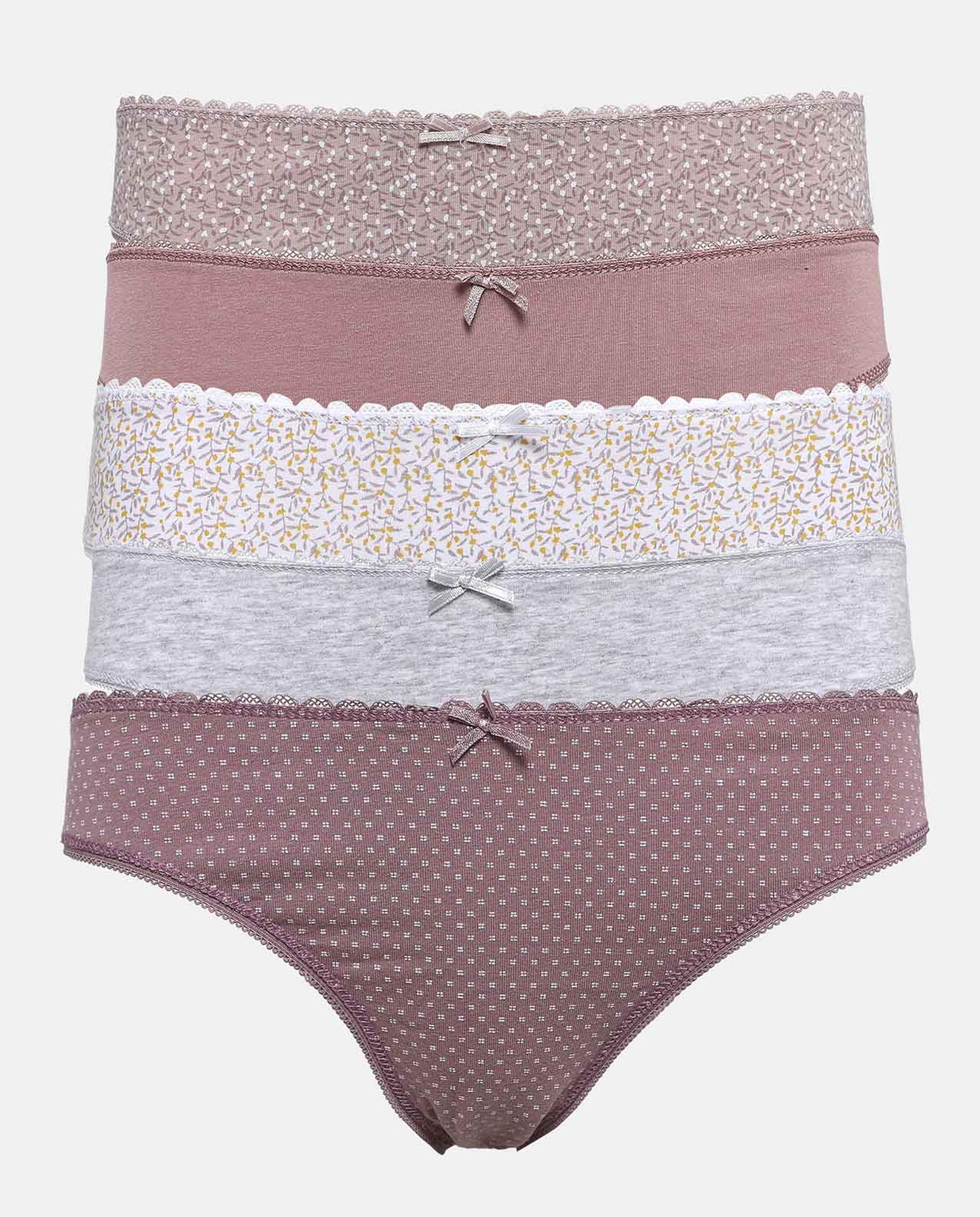 R&B Multi Pack of 5 Bikini Brief