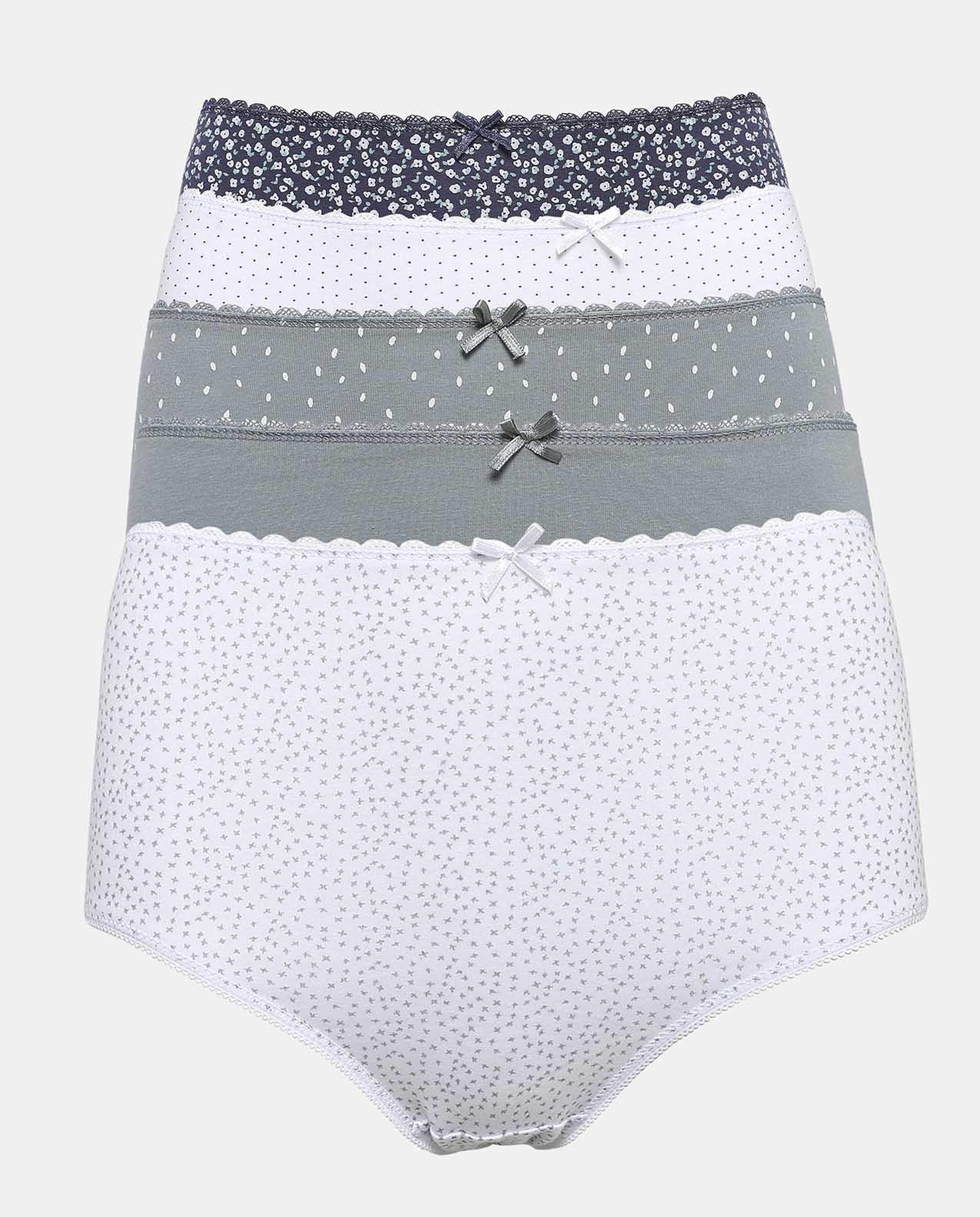 R&B Multi Pack of 5 Full Coverage Brief