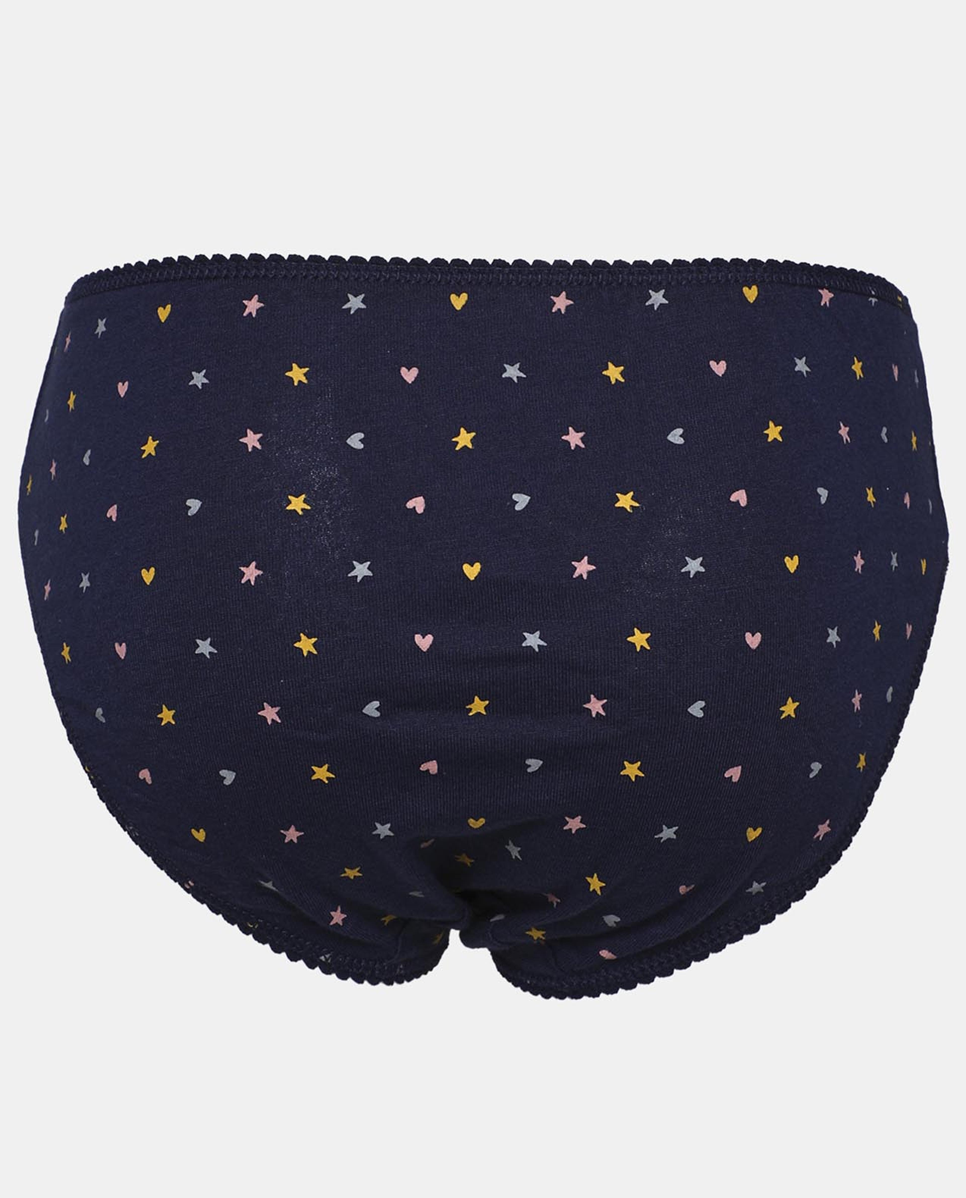 Multi-Colored 5-Pack Assorted Prints Inner Panty