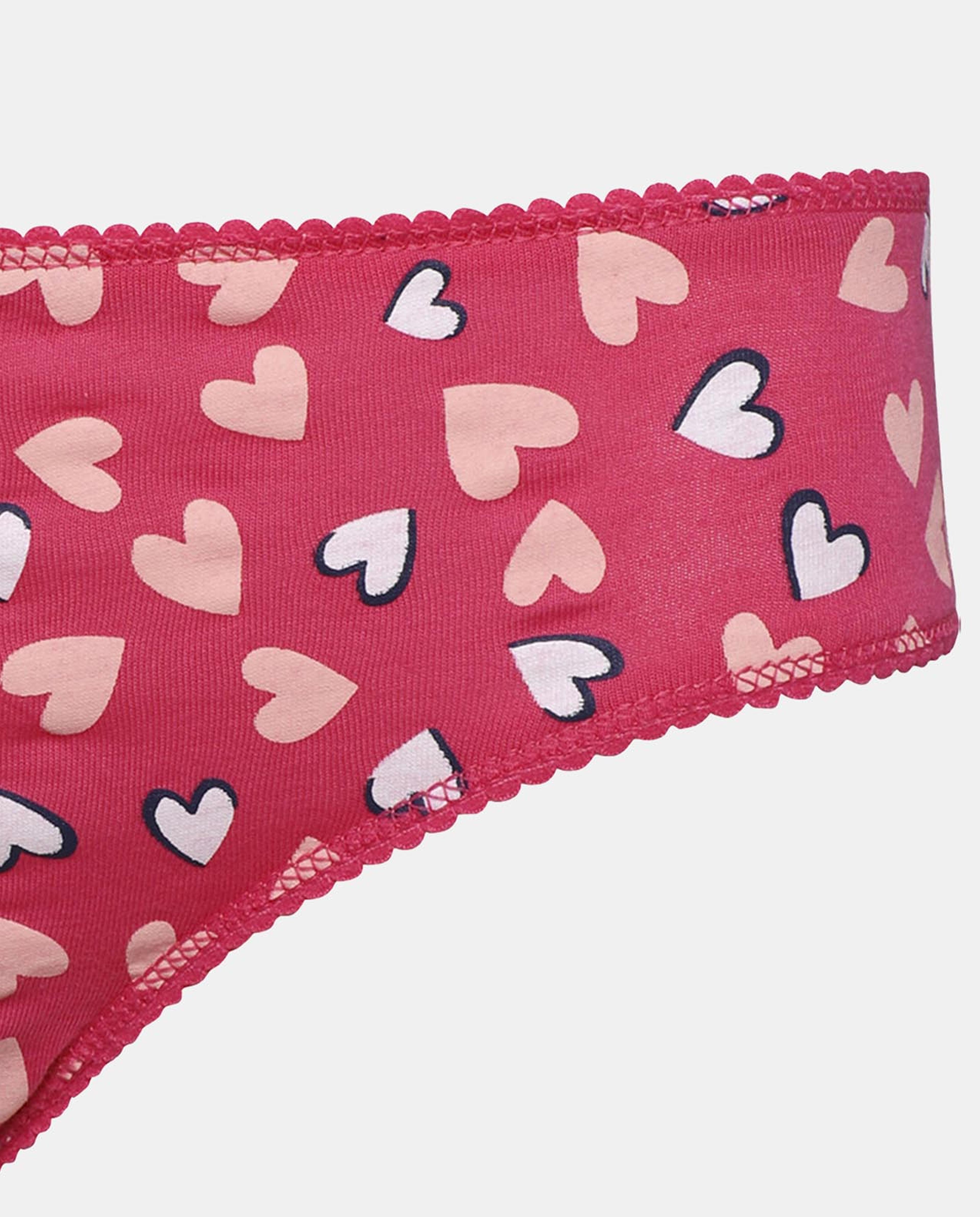 Multi-Colored 5-Pack Assorted Prints Inner Panty