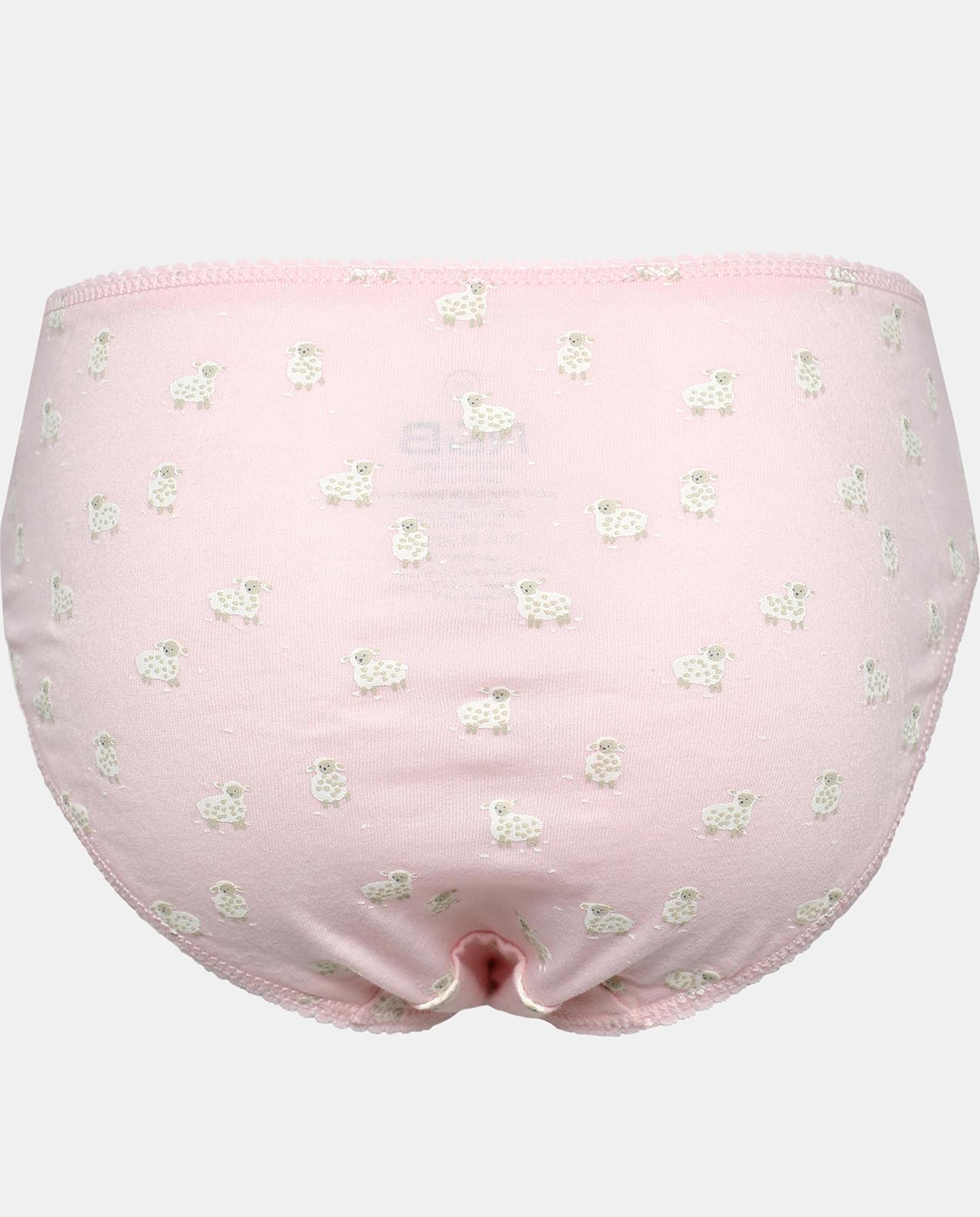 Multi-Colored 5-Pack Assorted Prints Inner Panty