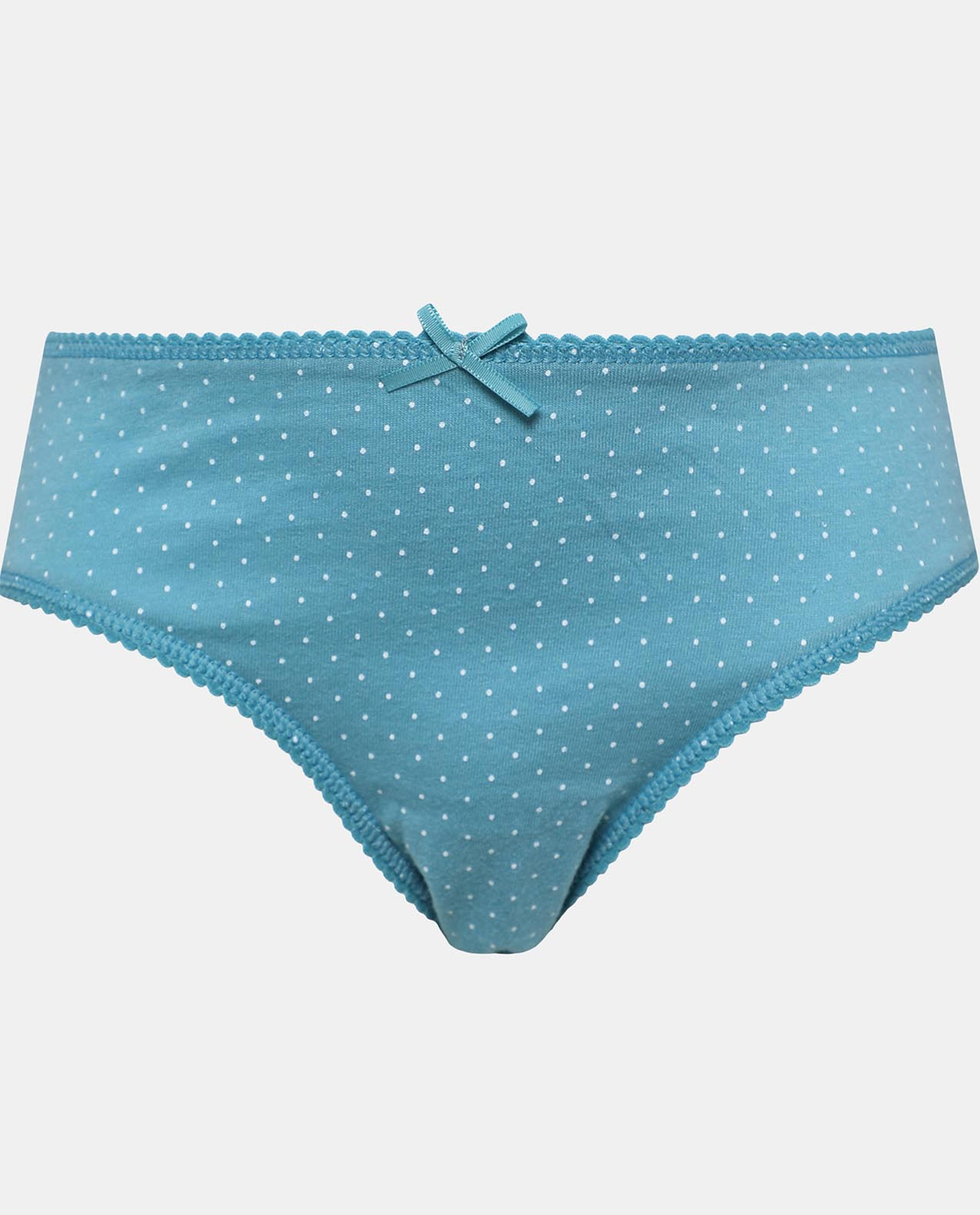 Multi-Colored 5-Pack Assorted Prints Inner Panty
