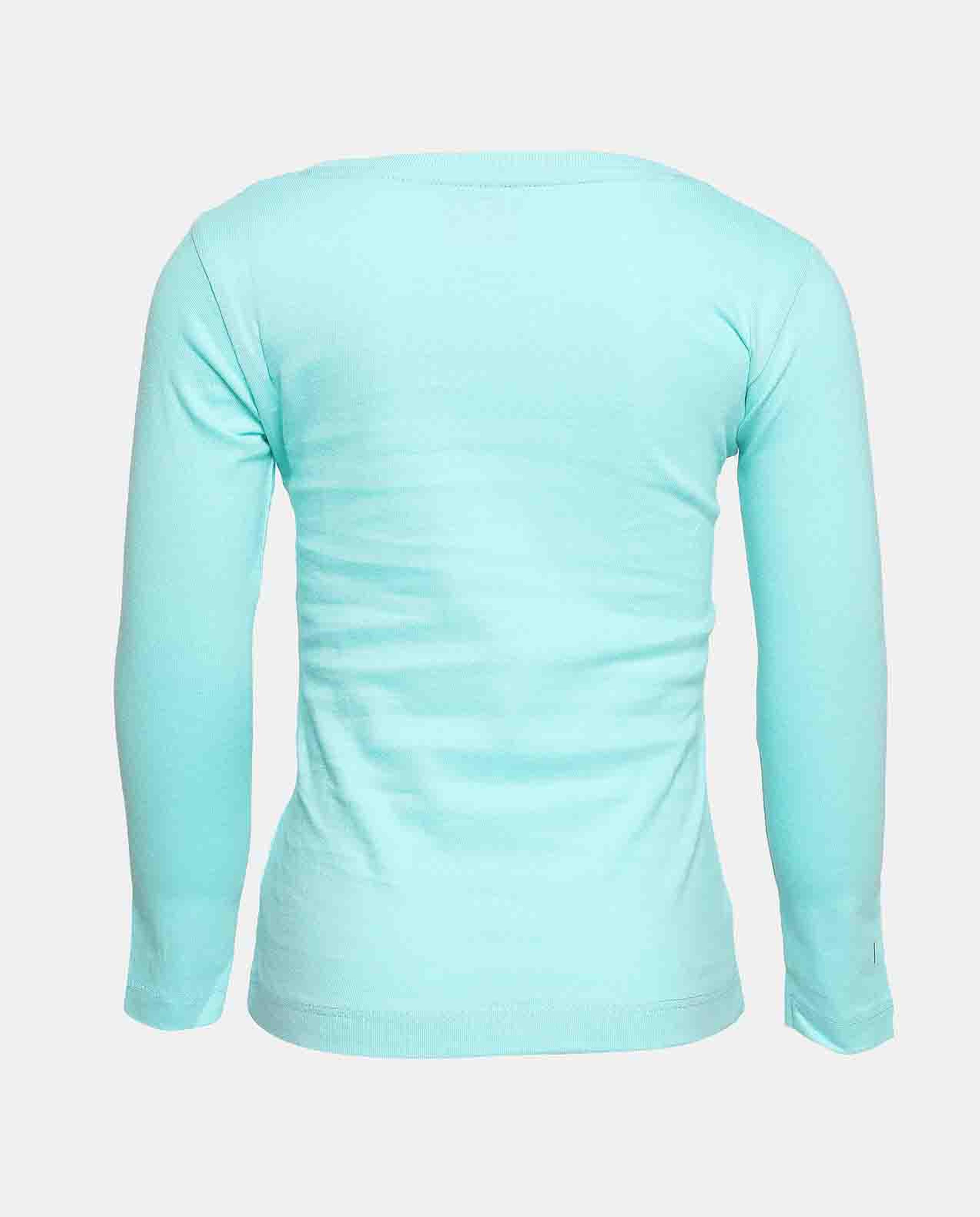 Blue Long Sleeve Graphic Tee