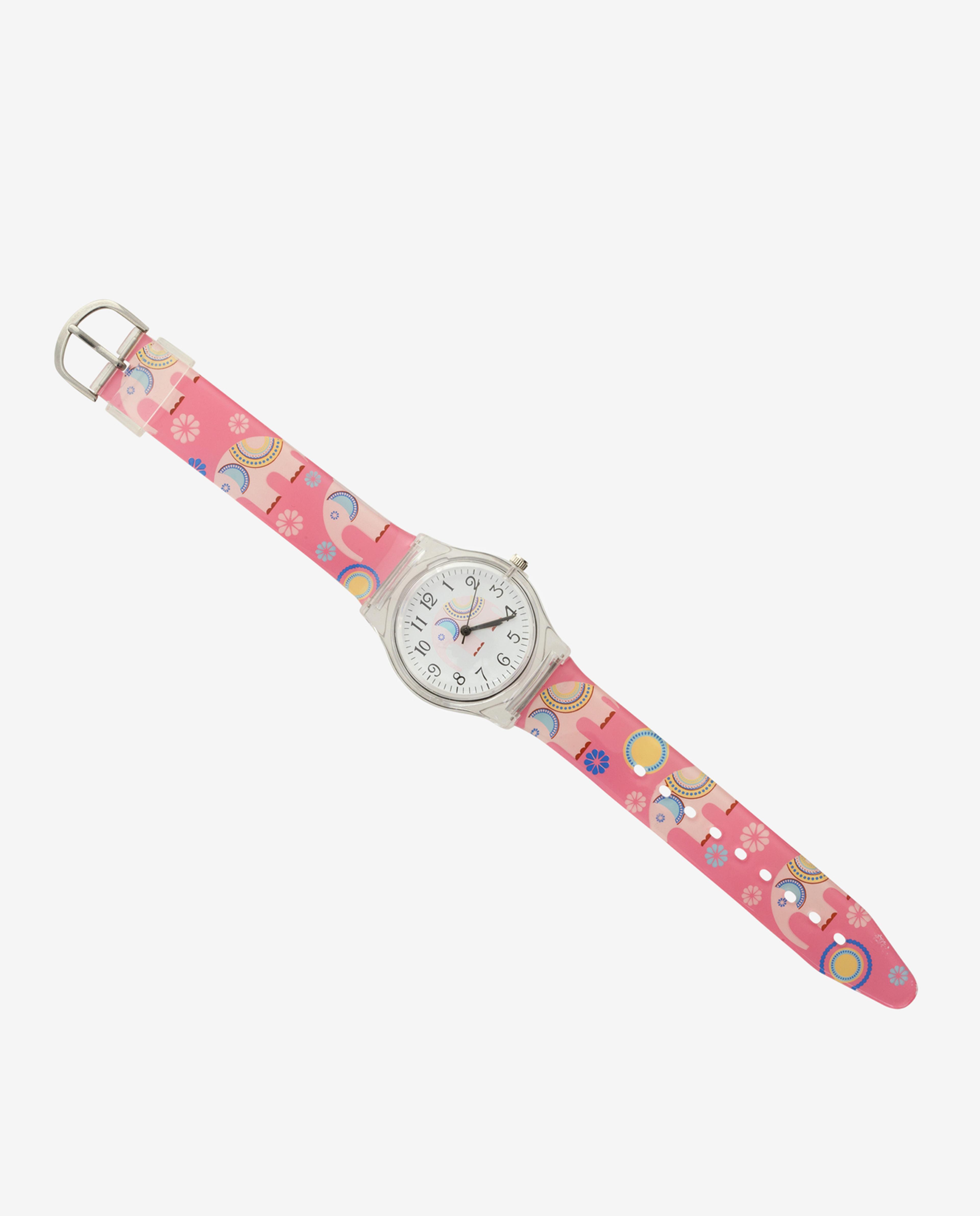 Pink Analog Watch