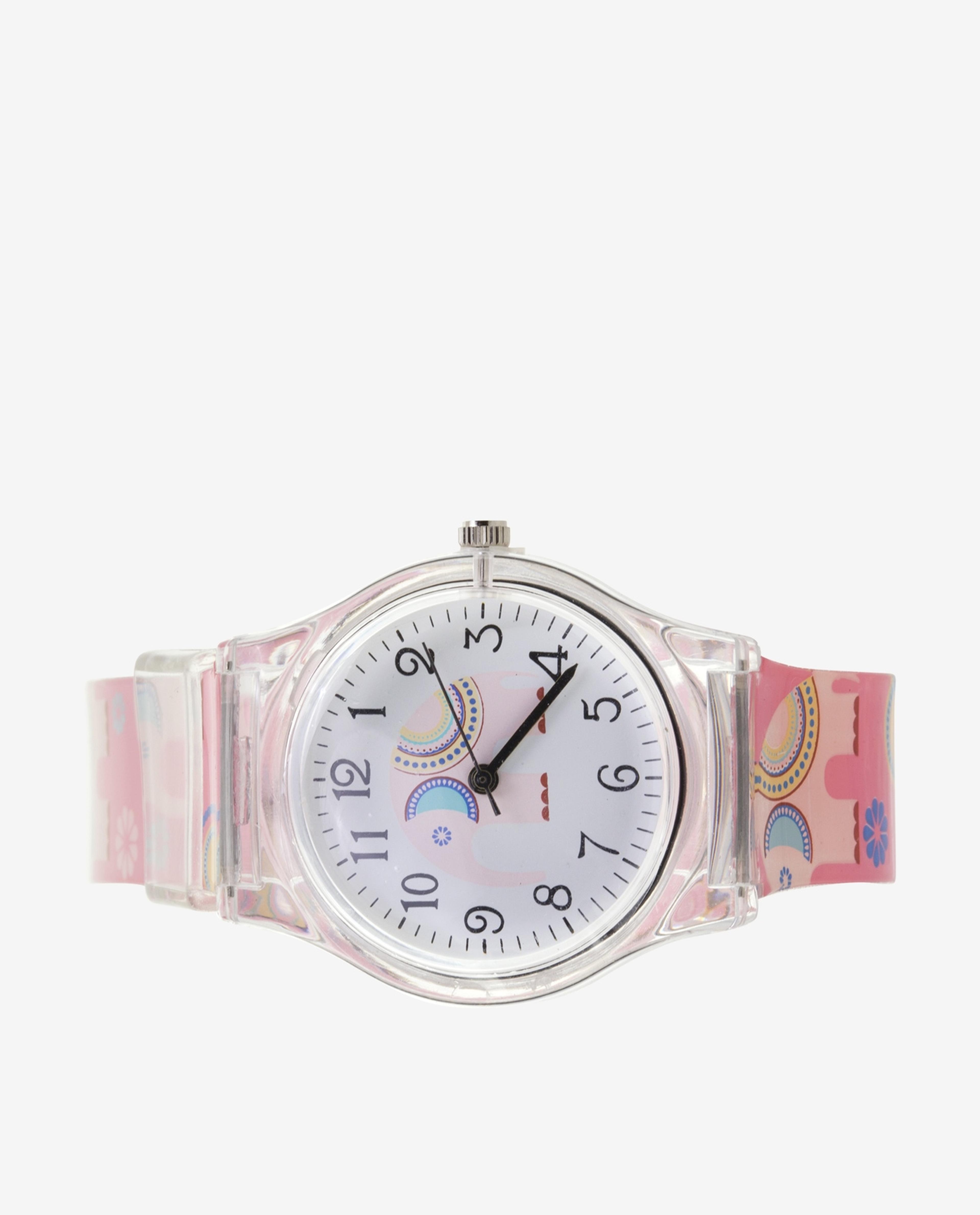 Pink Analog Watch