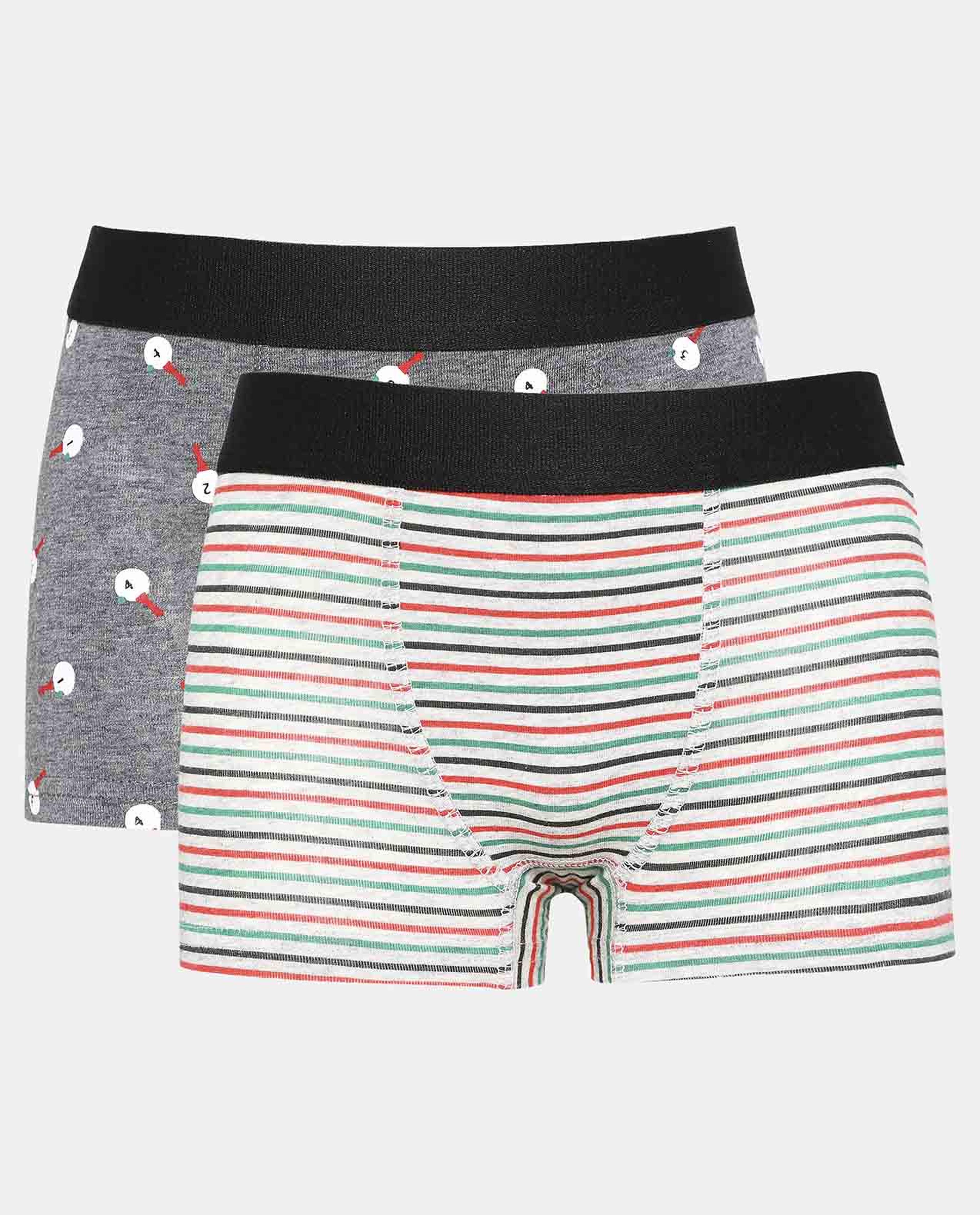 Multi-Colored Floral Printed Boxers Pack of 2