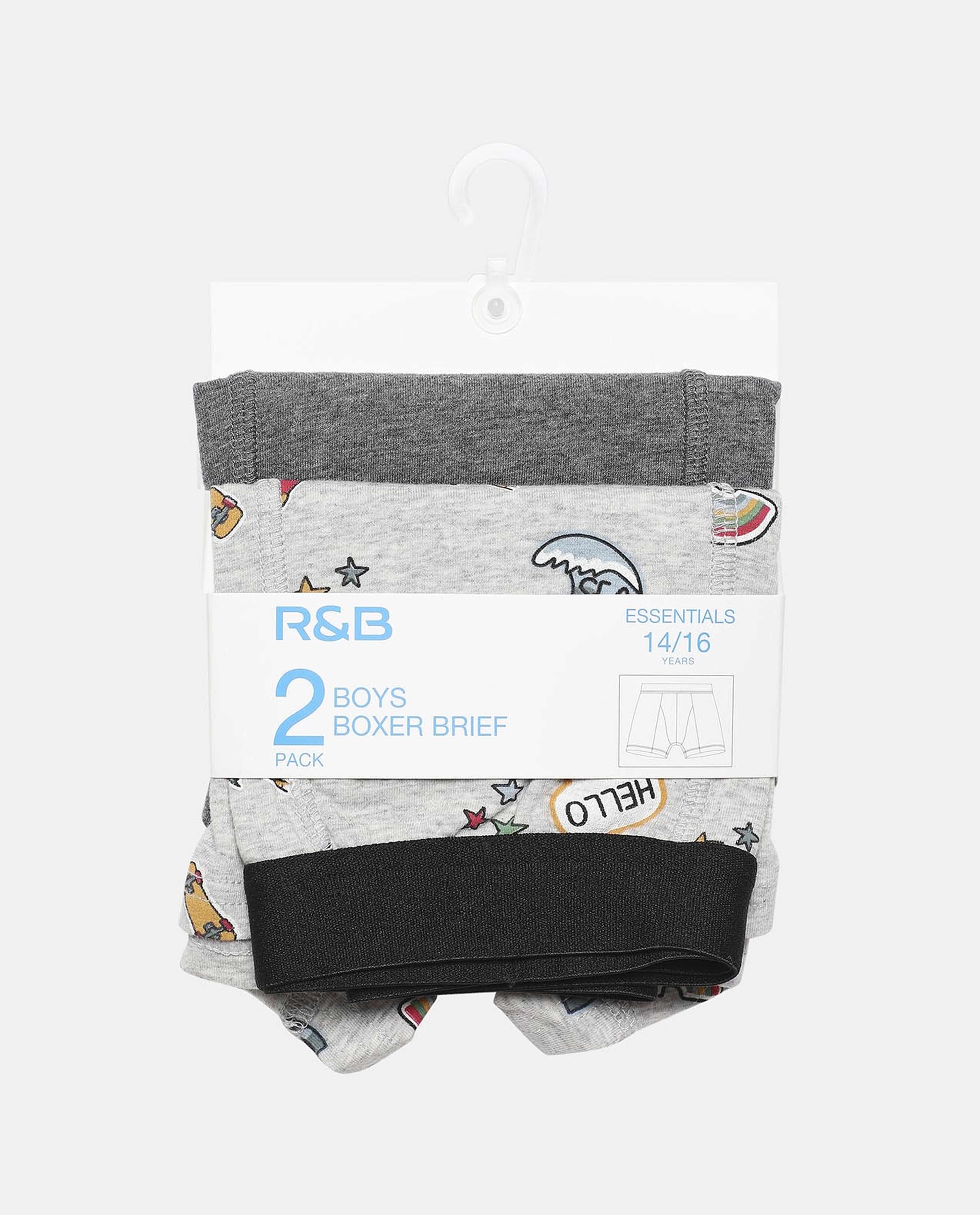Multi-Colored Printed Boxers Pack of 2