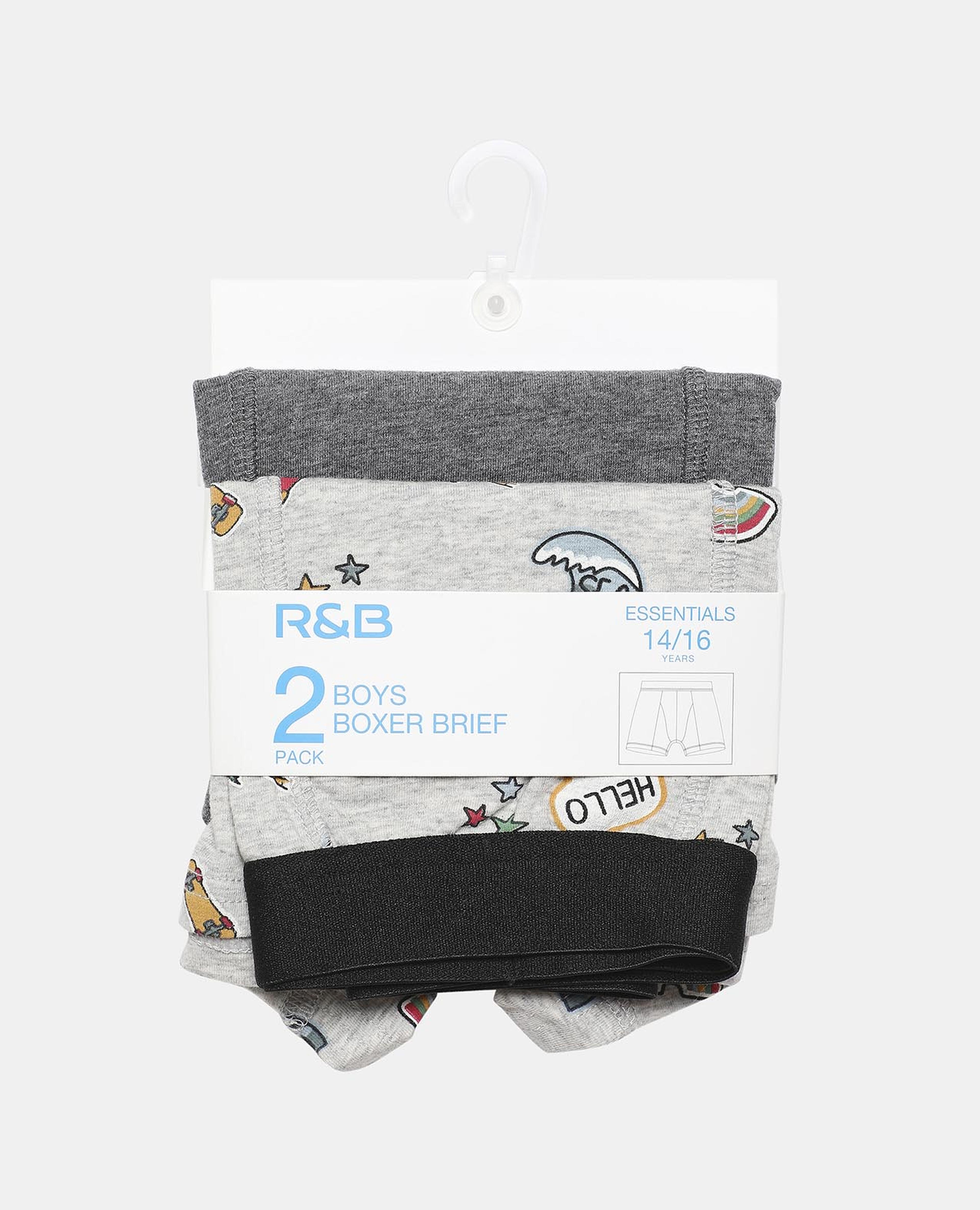 Multi-Colored Printed Boxers Pack of 2