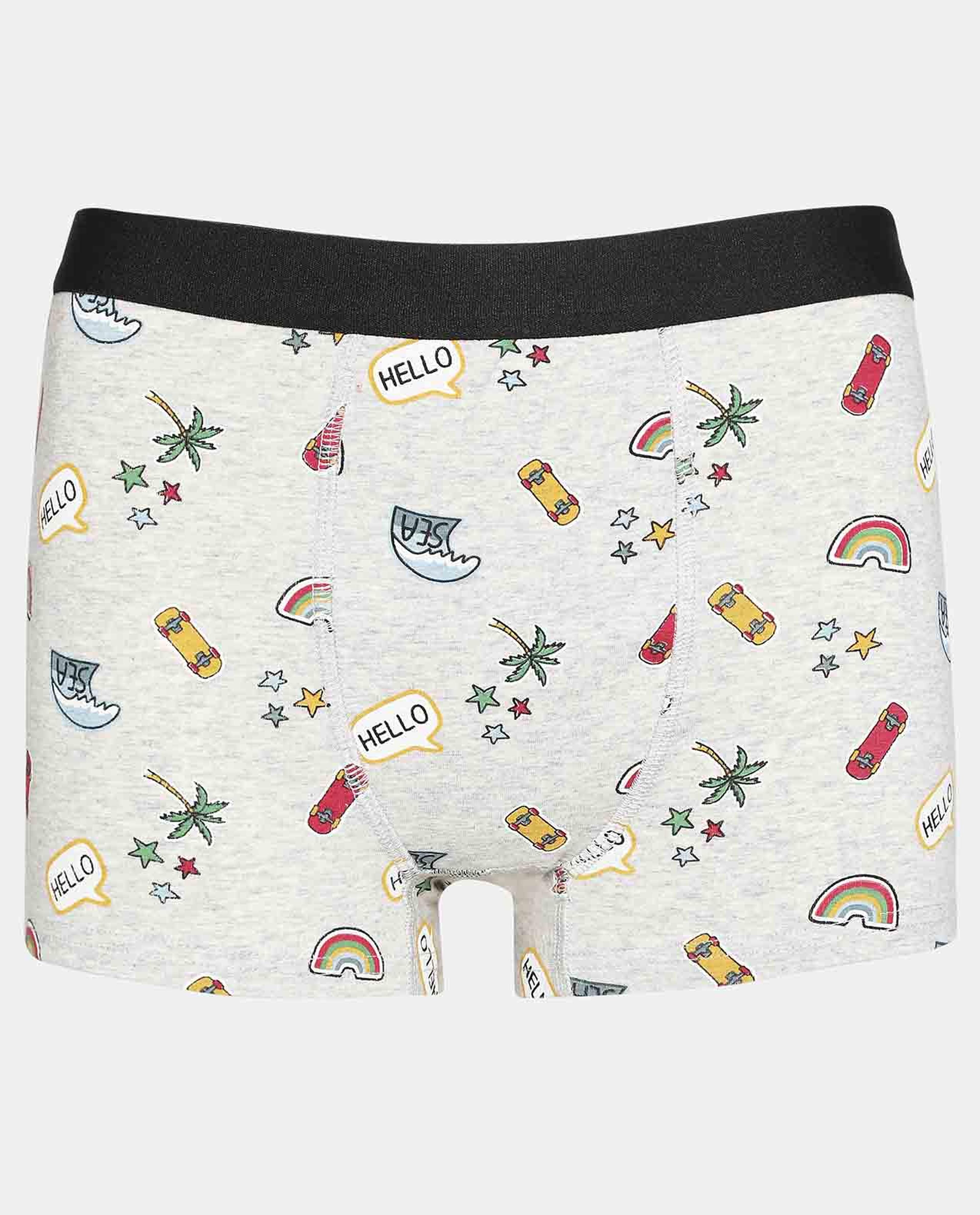 Multi-Colored Printed Boxers Pack of 2