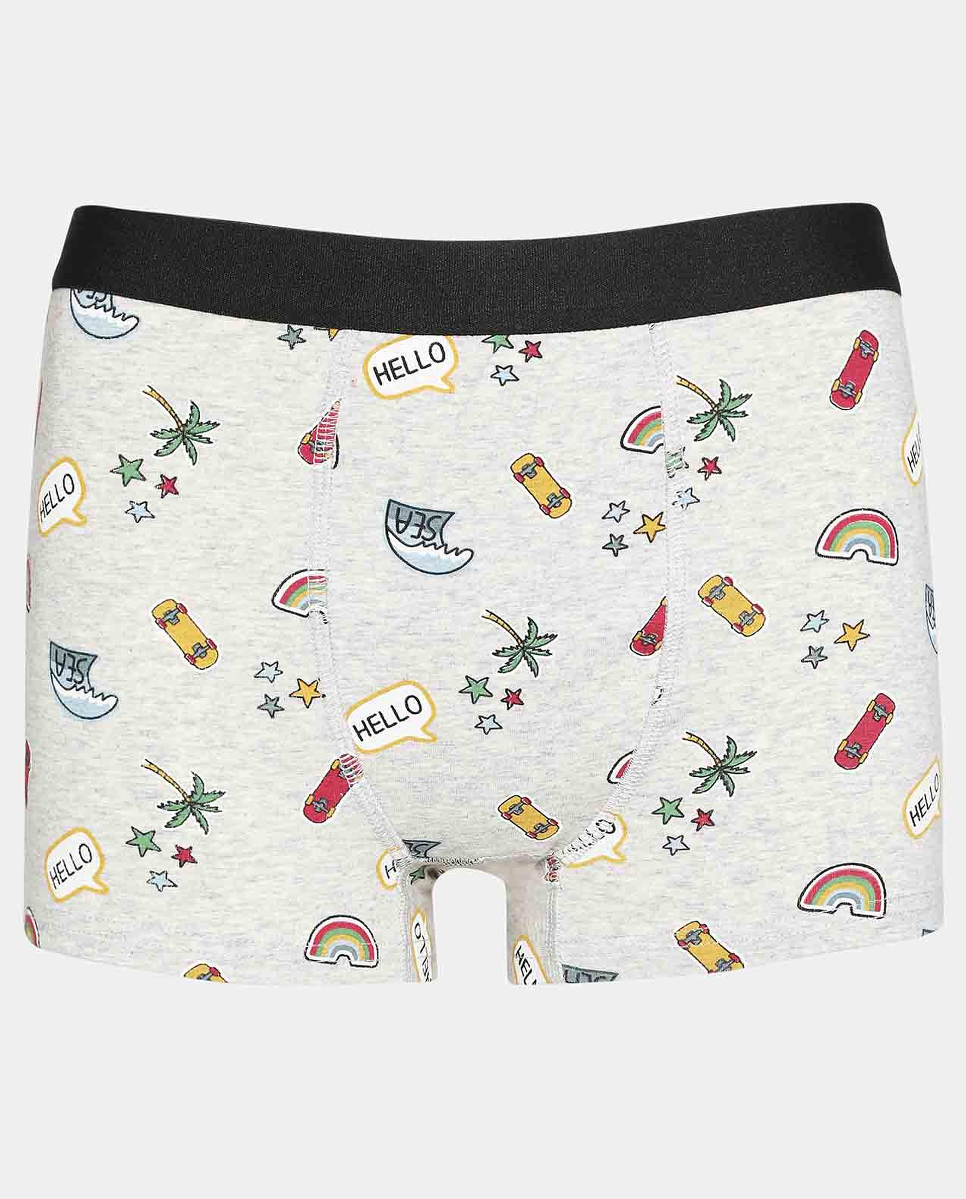 Multi-Colored Printed Boxers Pack of 2