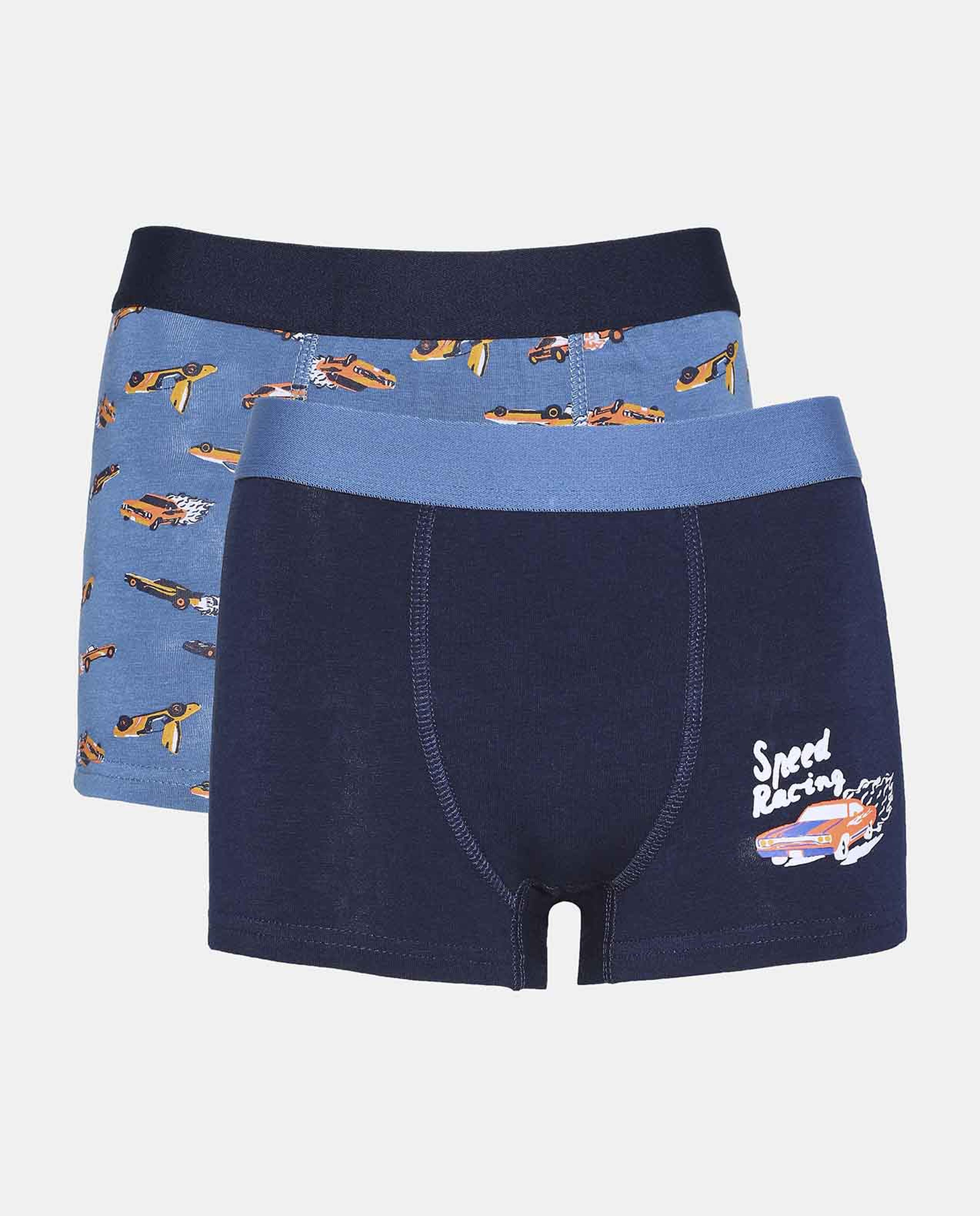 Multi-Colored Printed Boxers Pack of 2