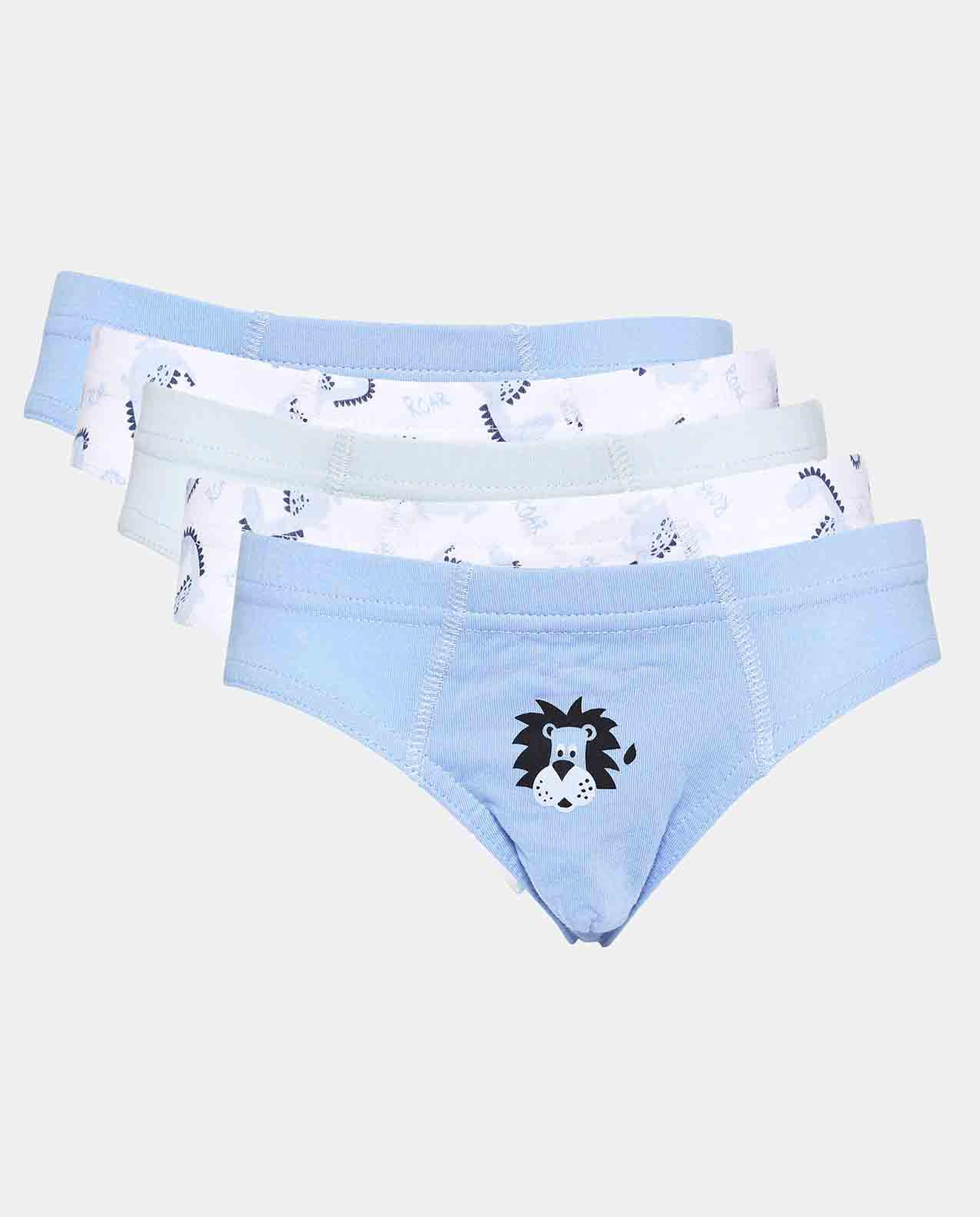 Multi-Colored 5-Pack Assorted Prints Inner Briefs