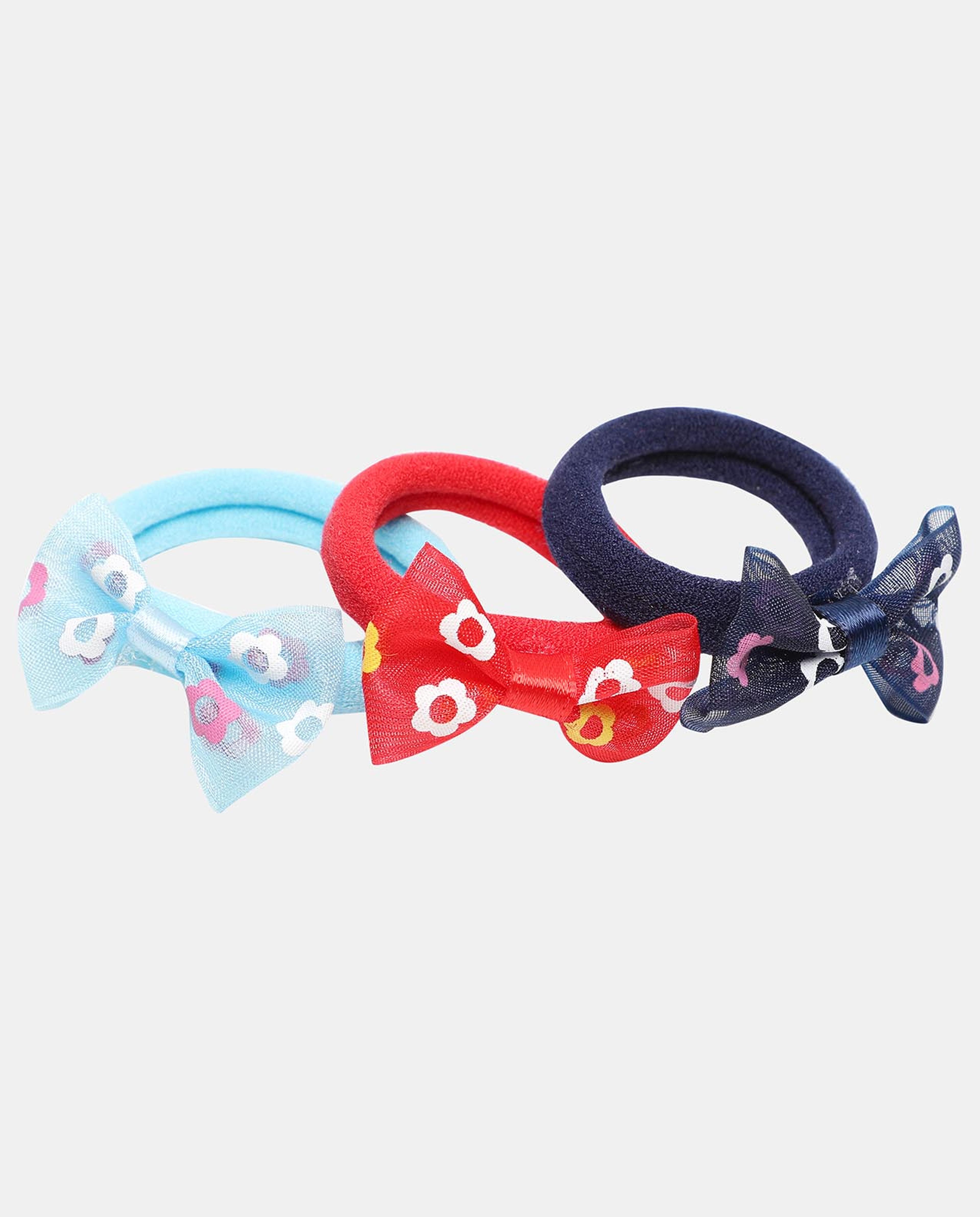 Multi Girls Ponytail Holders 6pcs