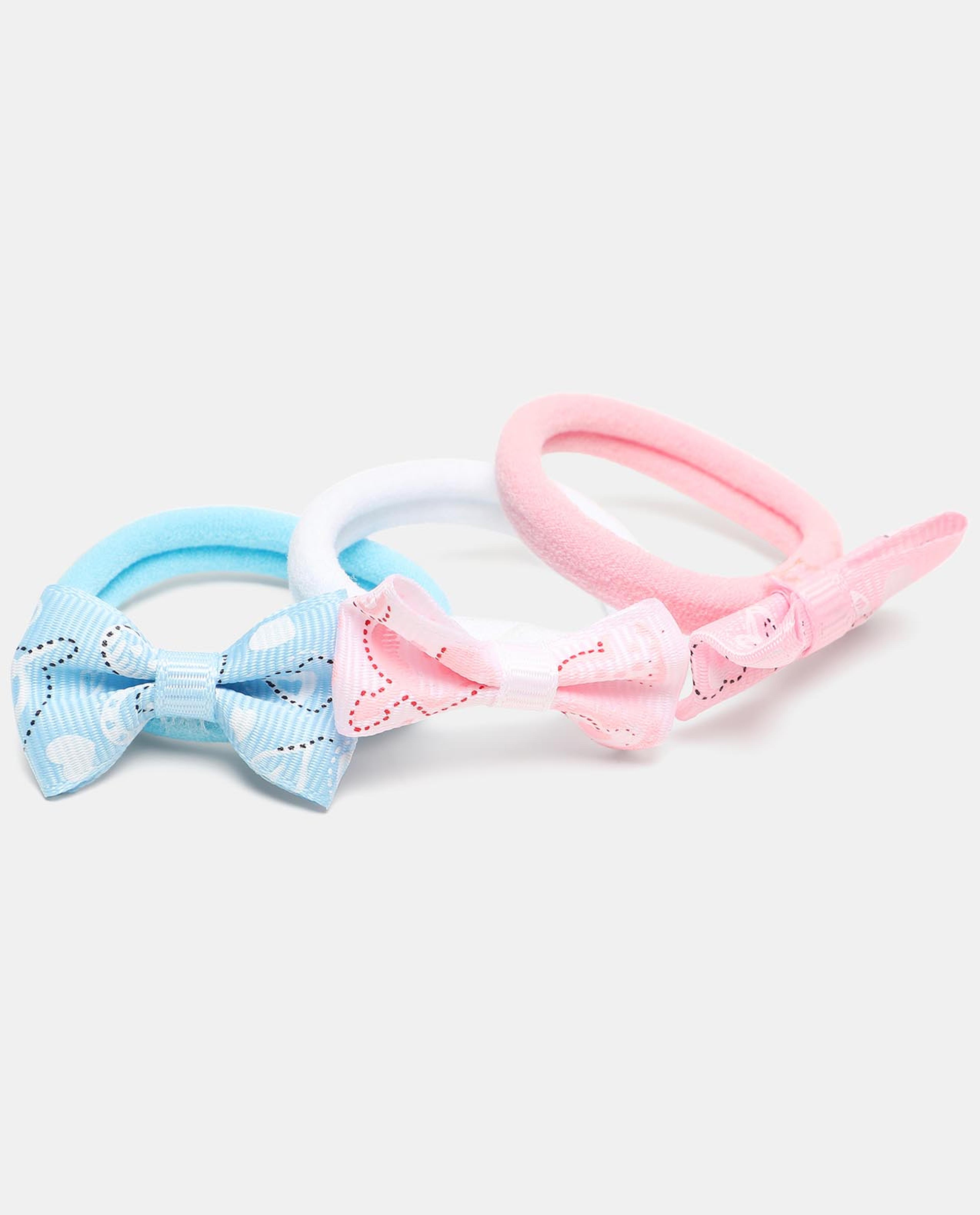 Multi Girls Ponytail Holders 6pcs