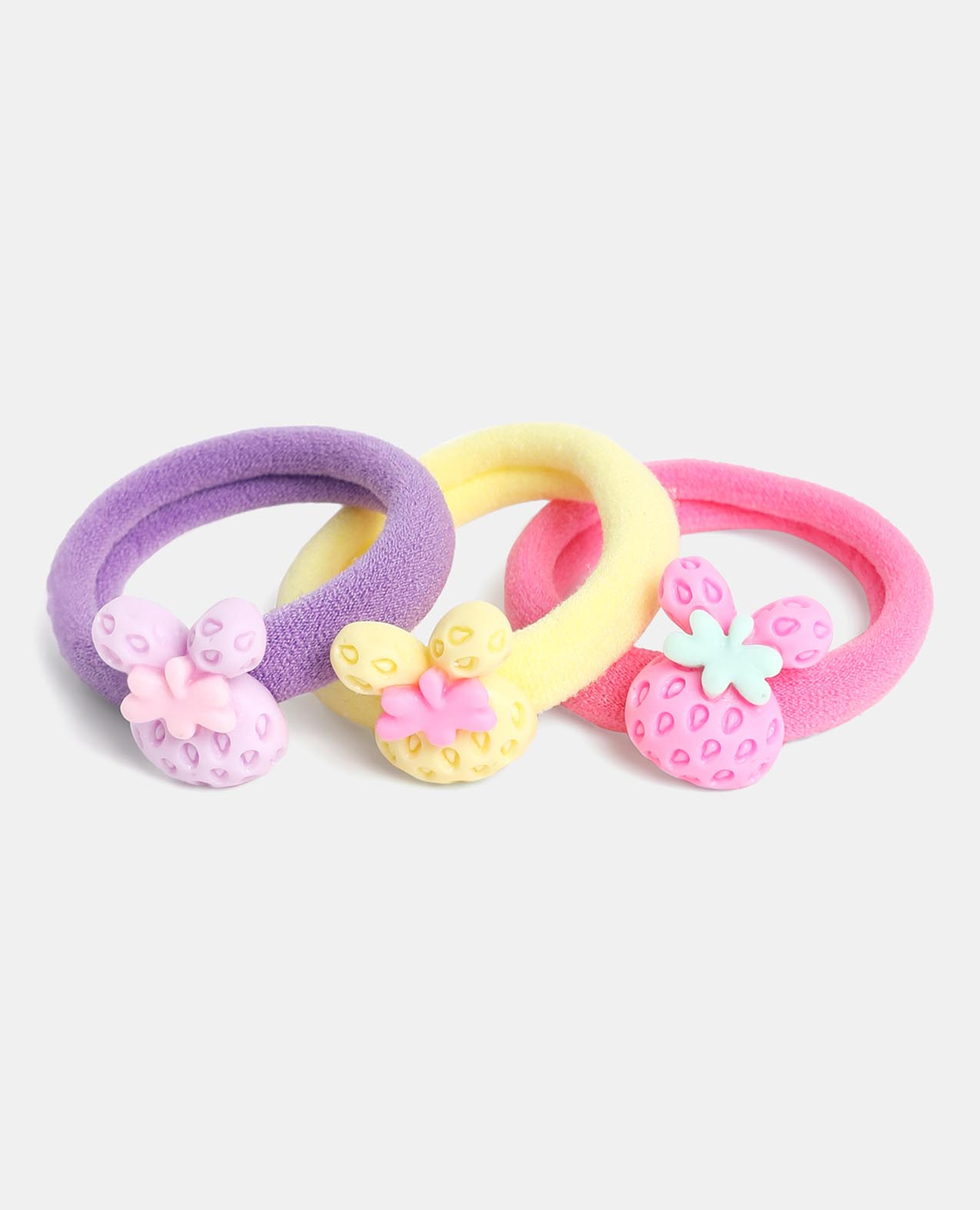Multi Girls Ponytail Holders 6pcs