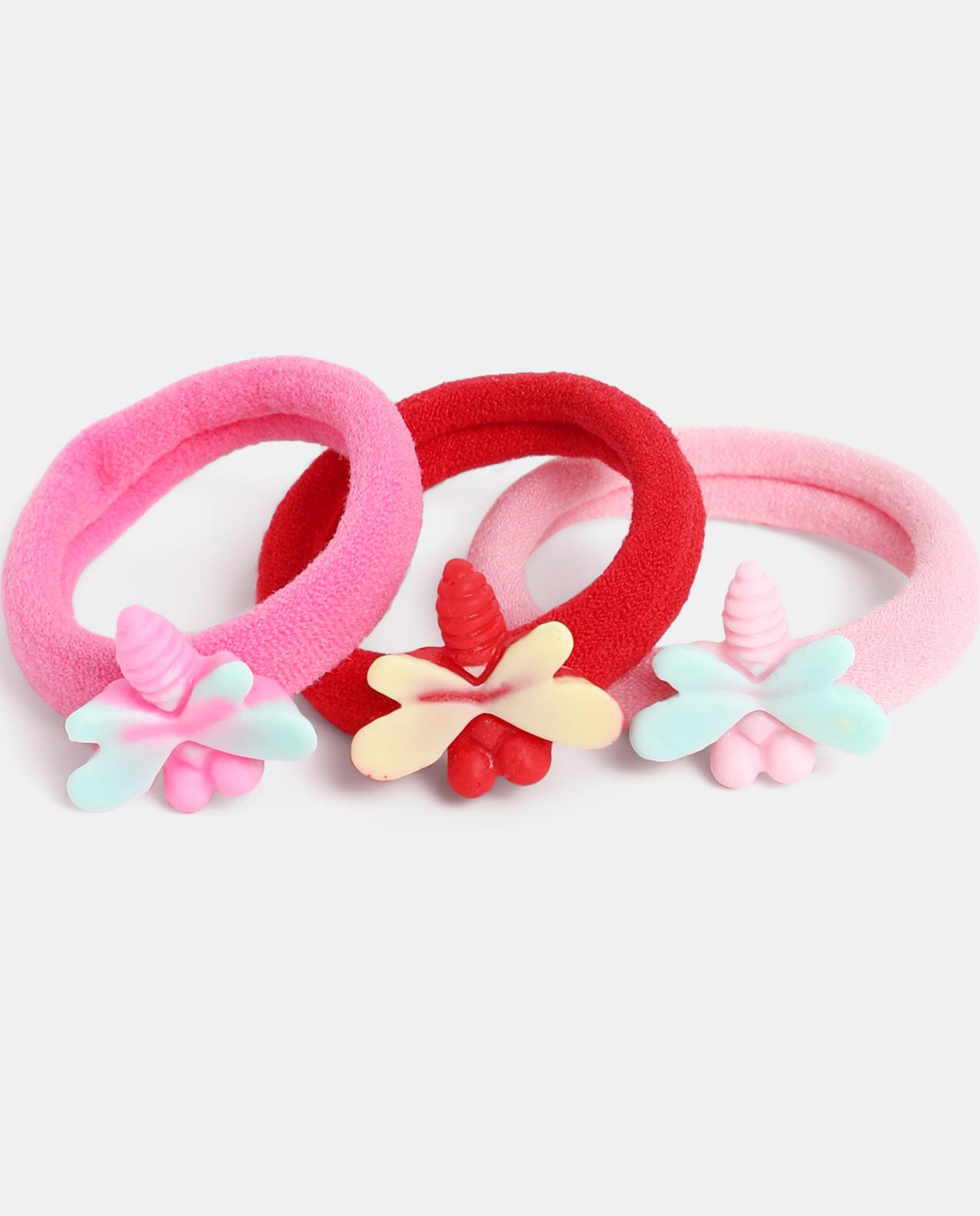 Multi Girls Ponytail Holders 6pcs