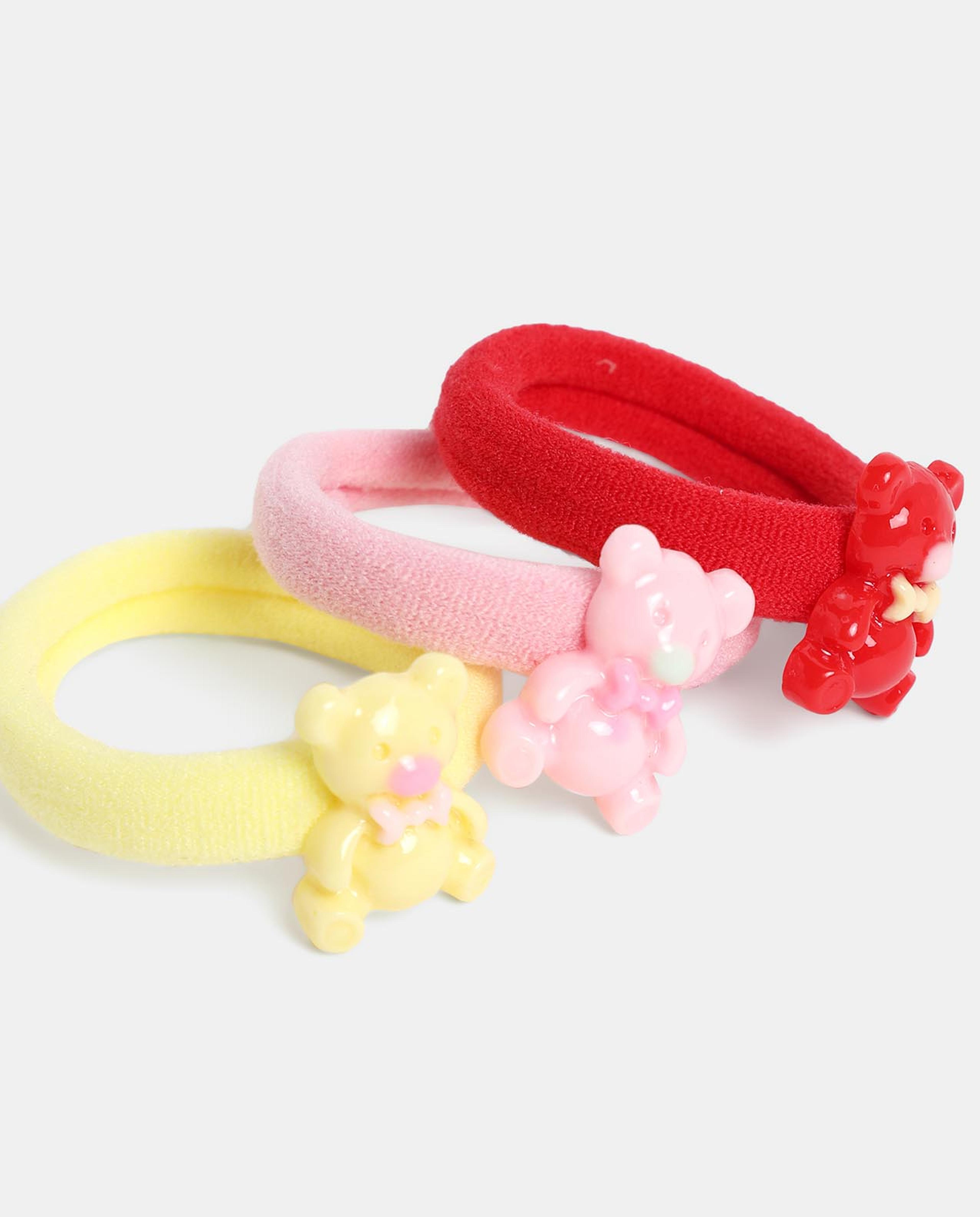 Multi Girls Ponytail Holders 6pcs