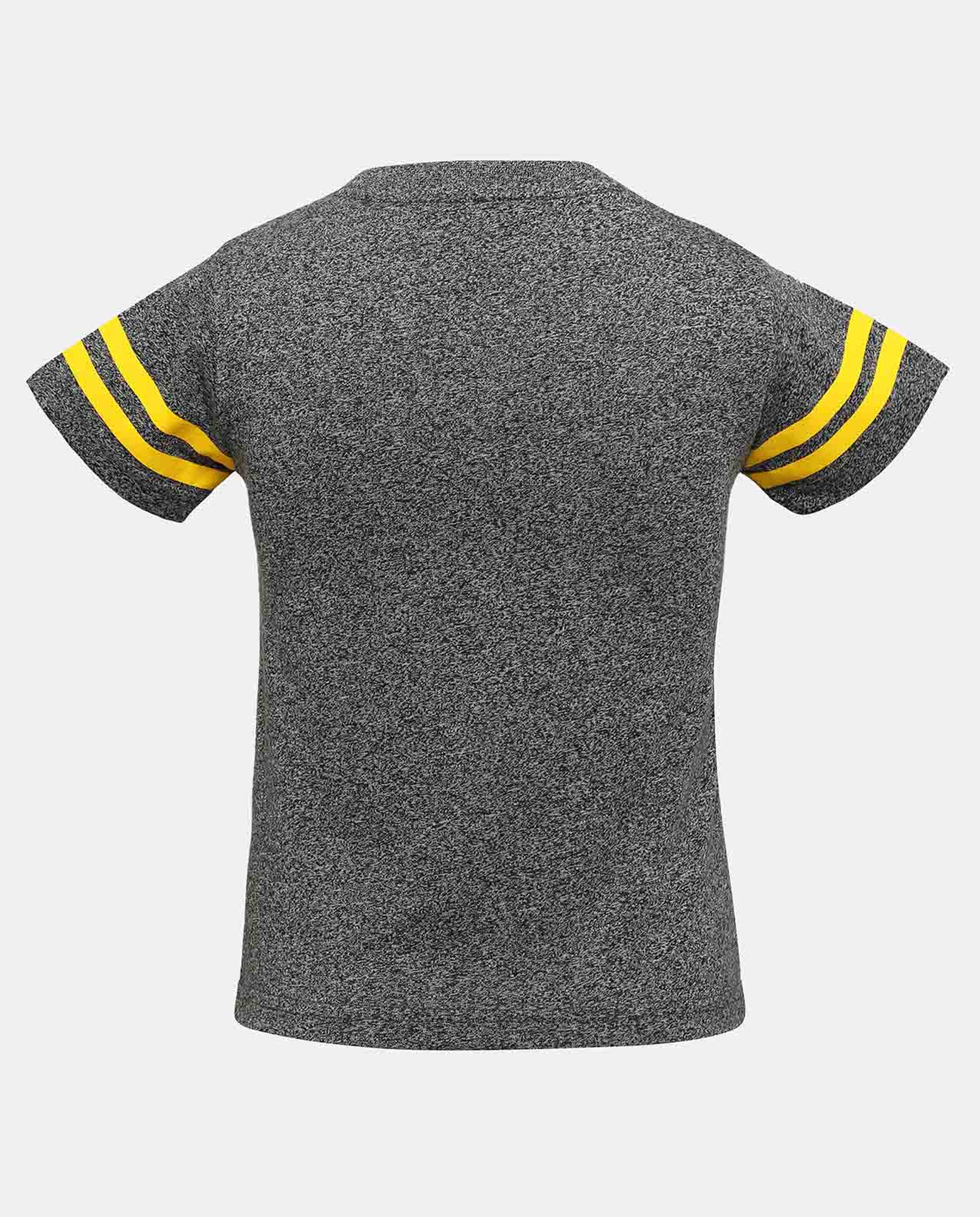 Anthra Melange Casual Wear T-Shirt