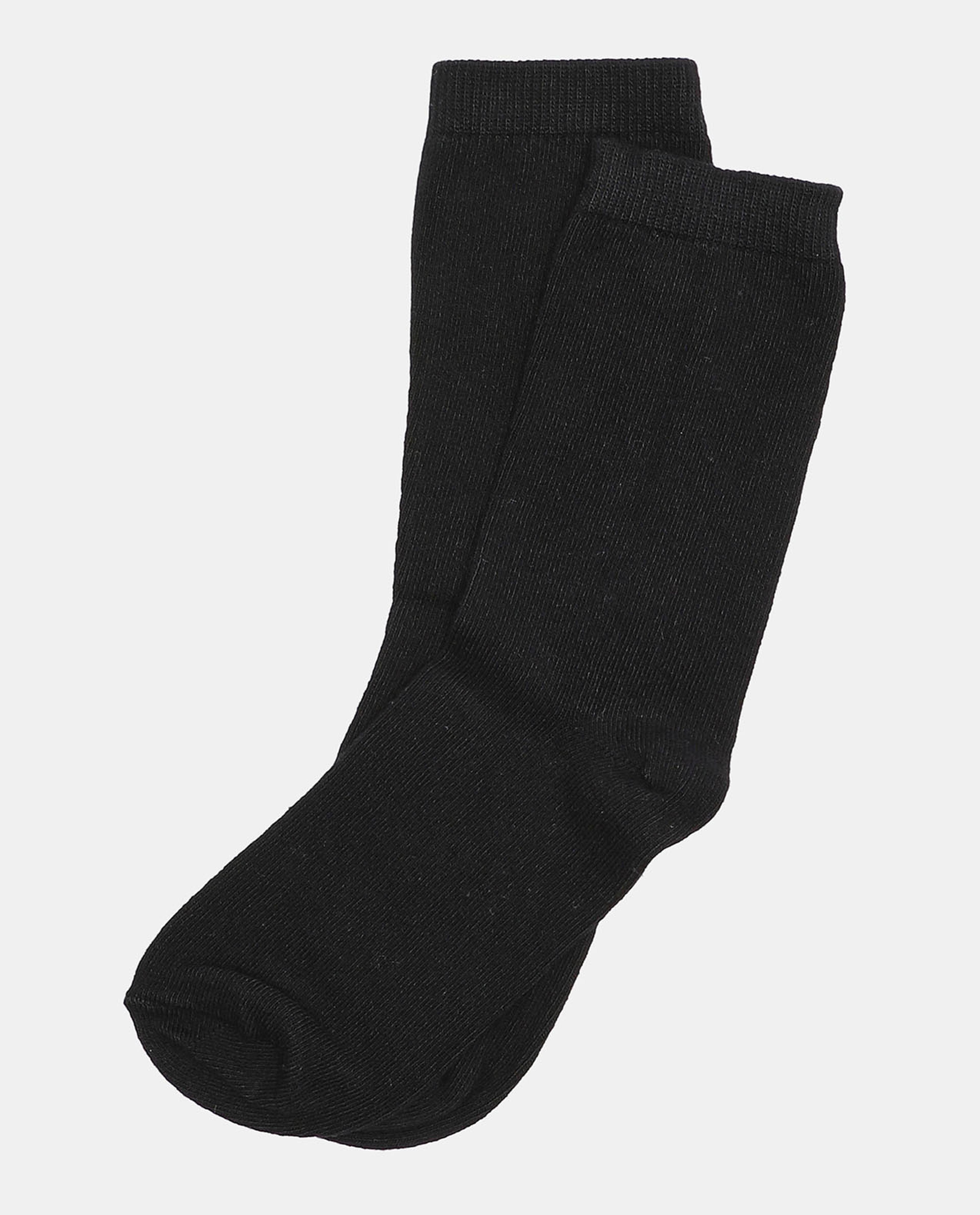 Pack of 3 - Solid Mid Calf Socks