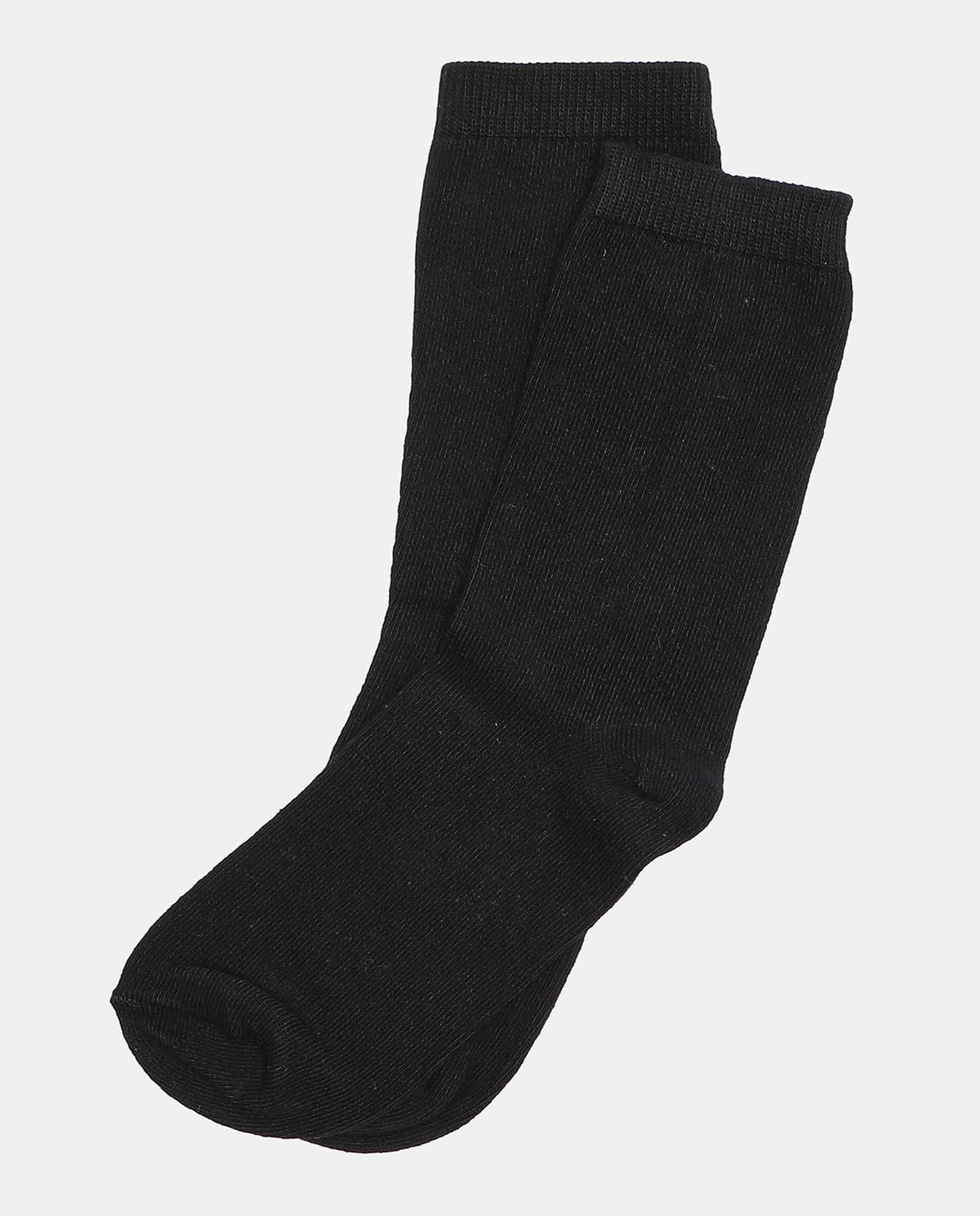Pack of 3 - Solid Mid Calf Socks