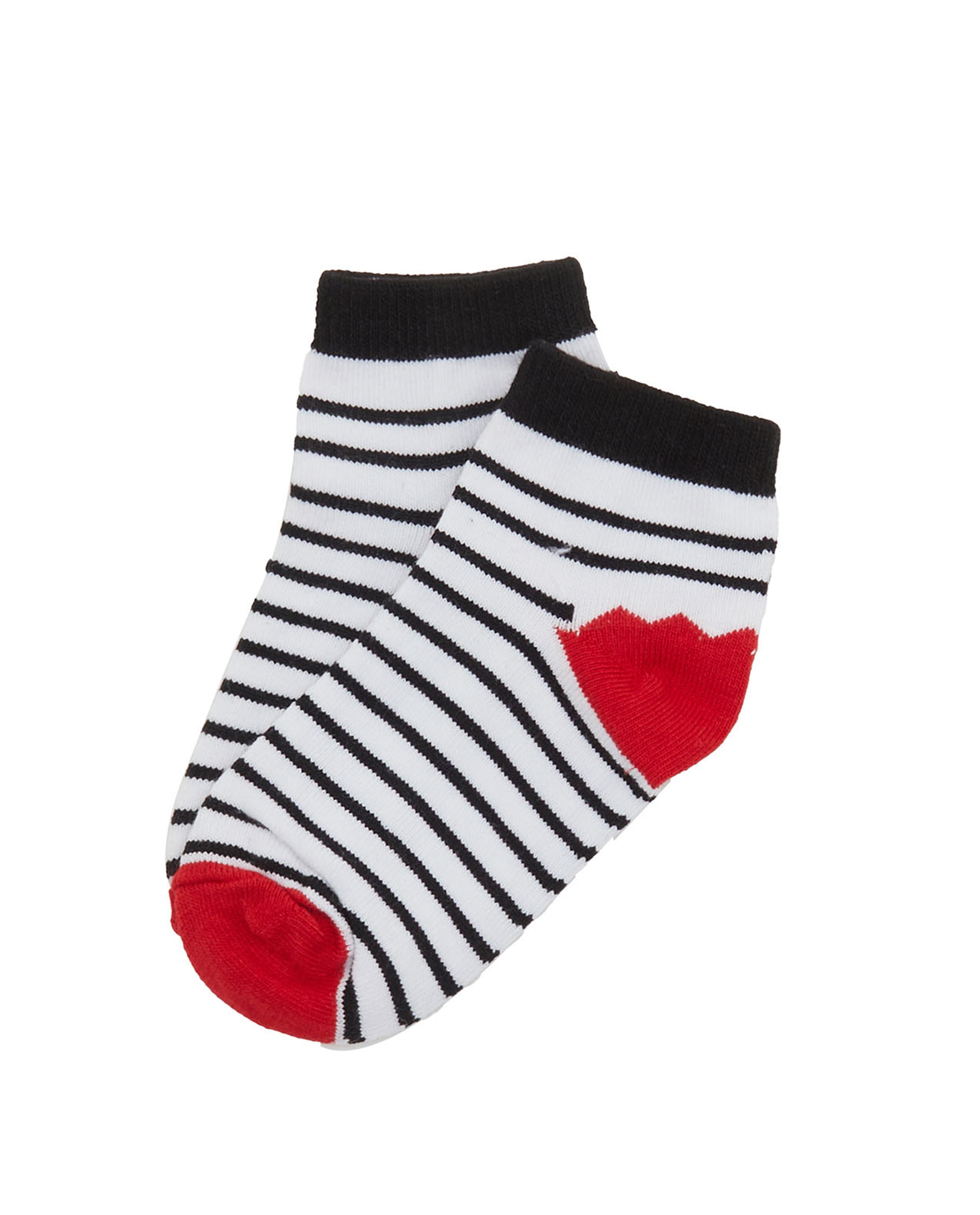 Pack of 3 Printed Ankle Socks