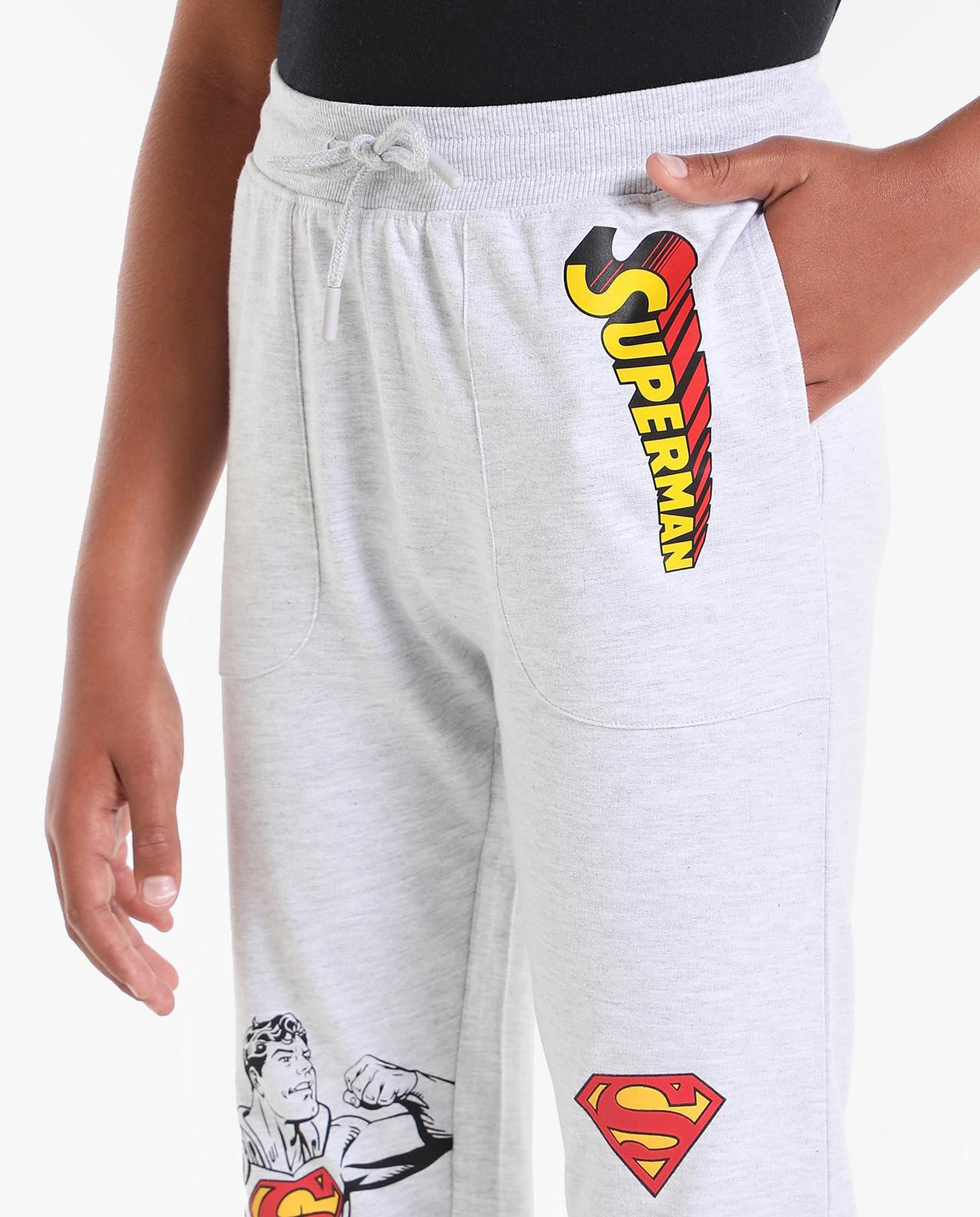 Printed Joggers with Elasticated Drawstring Waist