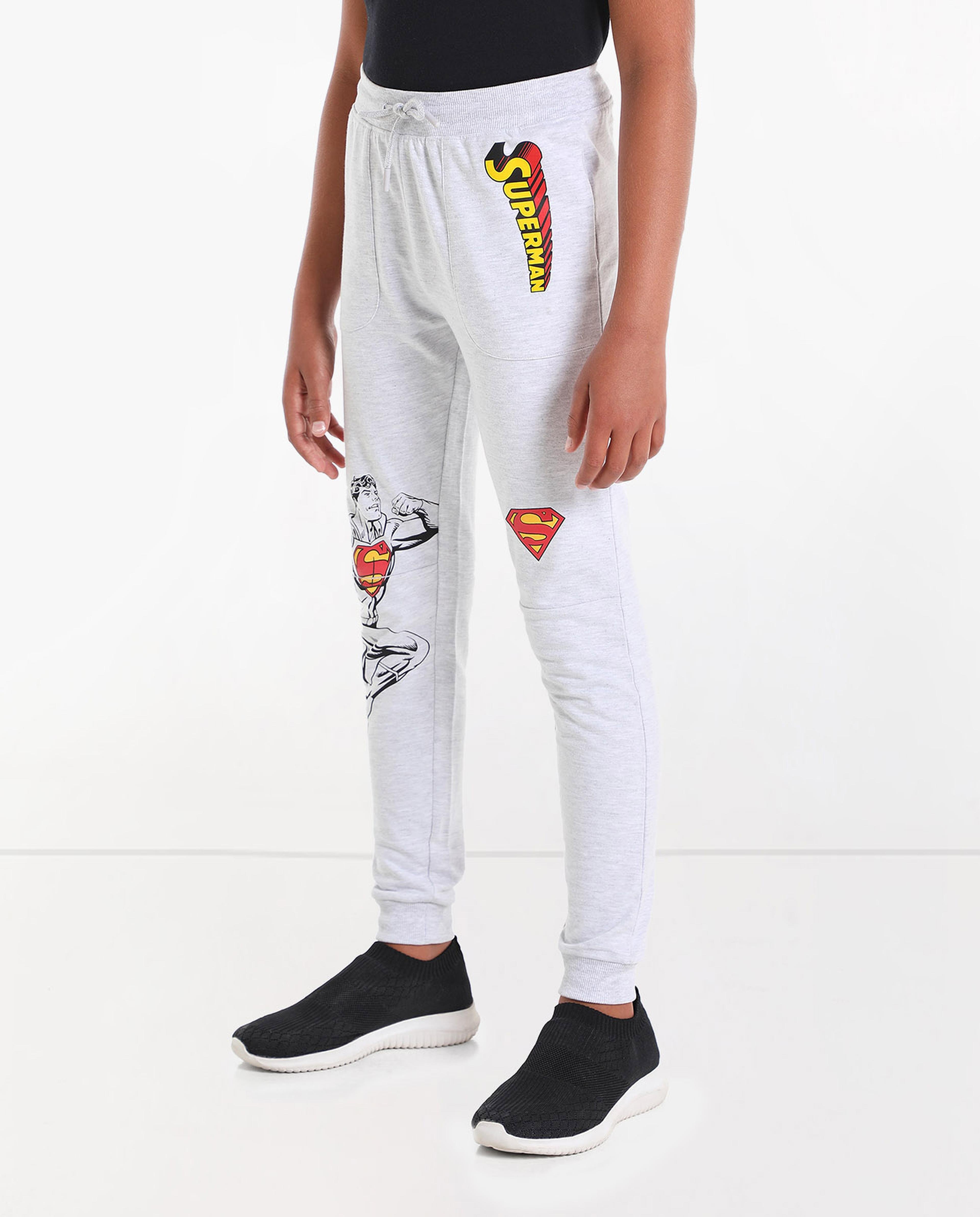 Printed Joggers with Elasticated Drawstring Waist